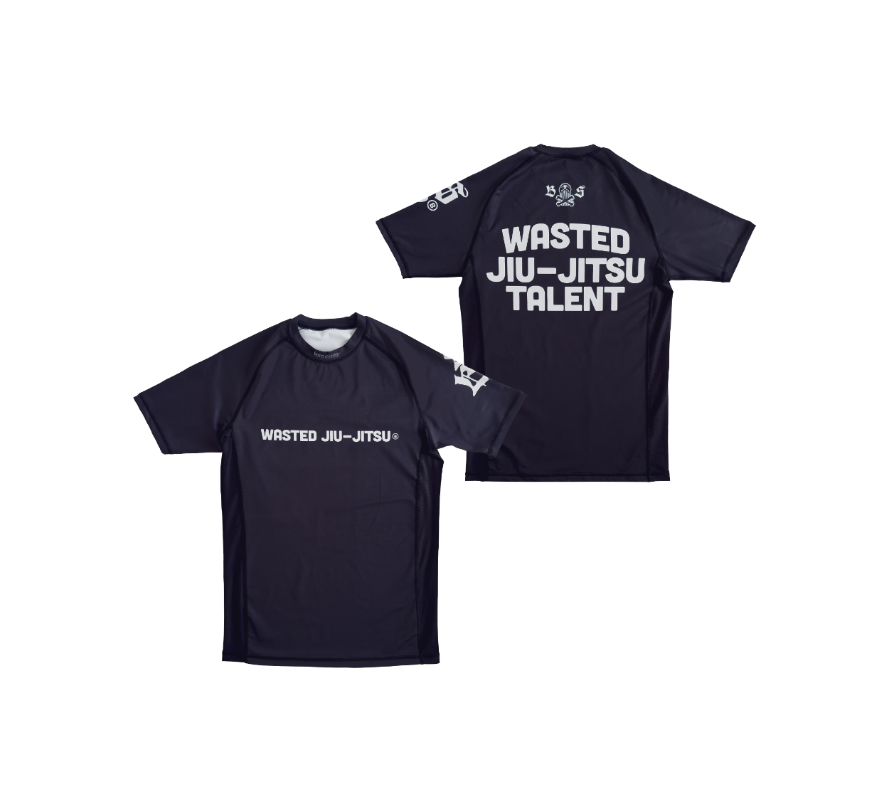 BS™ Rashguard ‘WJJT’ Short Black