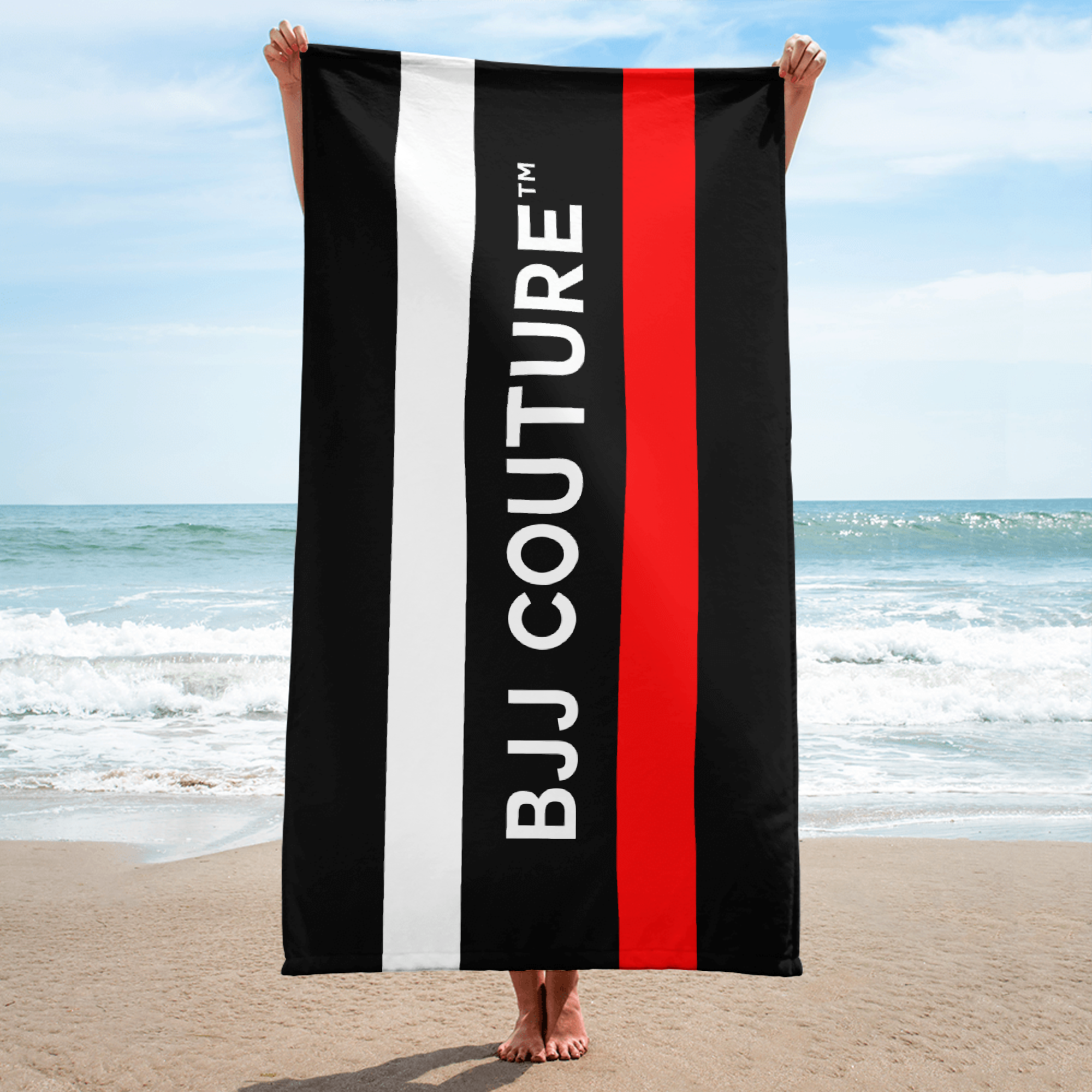 BJJ Couture Box Logo After Training & Beach Towel