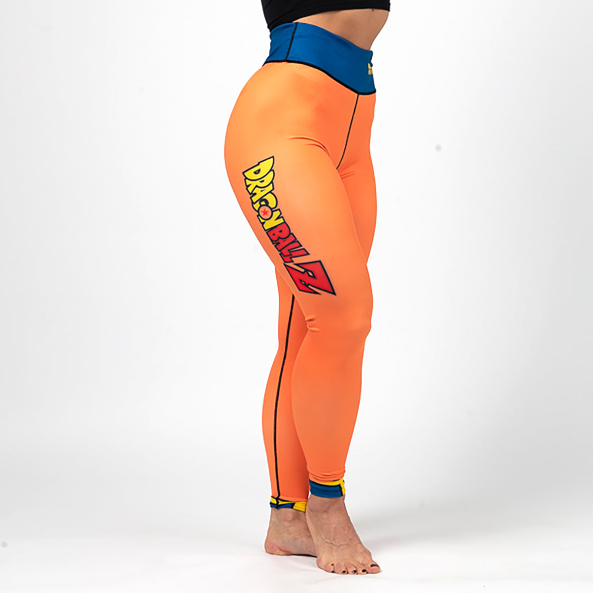 Fusion Fight Gear Dragon Ball Z Goku Women's BJJ Spats Leggings Tights