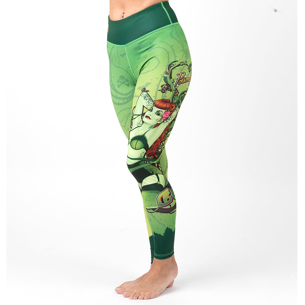 Fusion Fight Gear Poison Ivy Women's BJJ Spats leggings tights