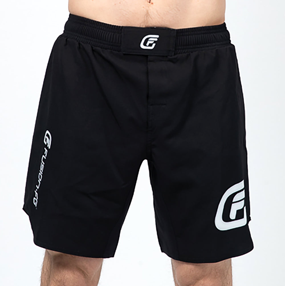 Fusion Fight Gear Midnight Black Fight Grappling MMA Shorts