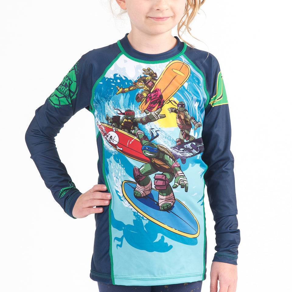 Fusion TMNT Sewer Surfin’ Kids BJJ Rashguard - Long Sleeve