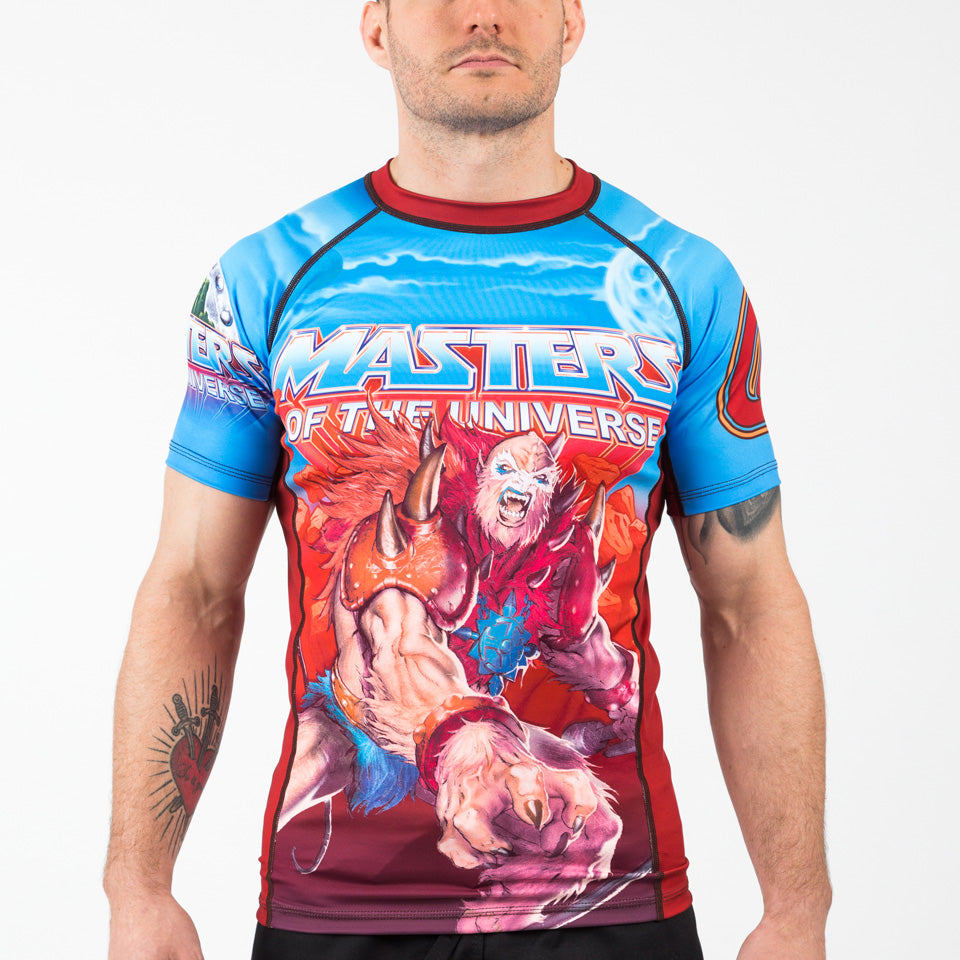 Fusion Fight Gear Masters of the Universe Beast Man BJJ Rash Guard Compression Shirt- RETIRED