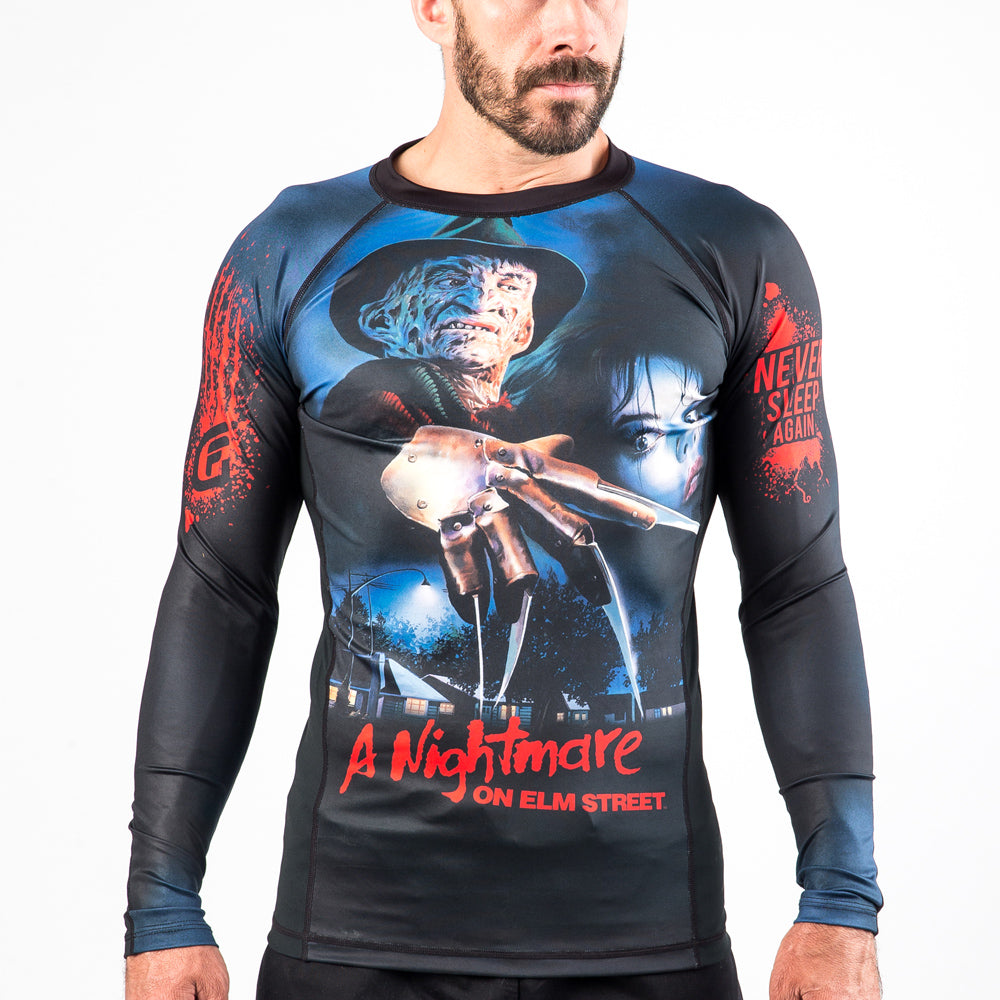 Fusion Fight Gear A Nightmare On Elm Street Compression Shirt BJJ Rash Guard