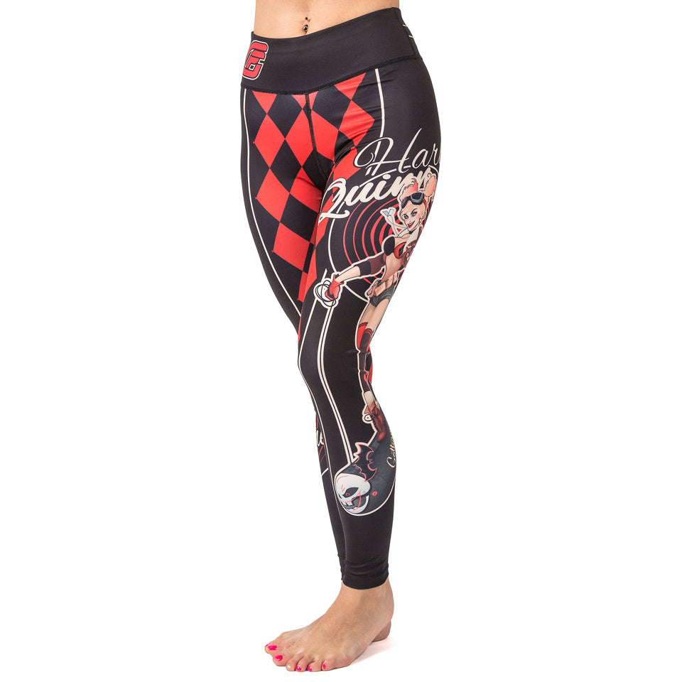 Fusion Fight Gear Harley Quinn DC Bombshells Women's Leggings/ BJJ Spats