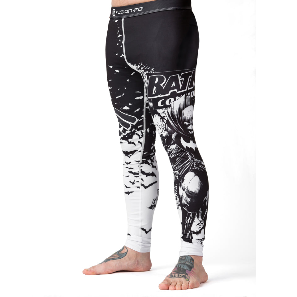 Fusion FG Batman Confidential Noir BJJ Spats Compression Pants (RETIRED)