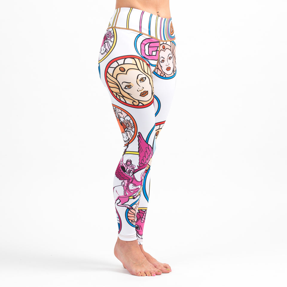 Fusion FG She-Ra Women's Leggings Spats- White (RETIRED)