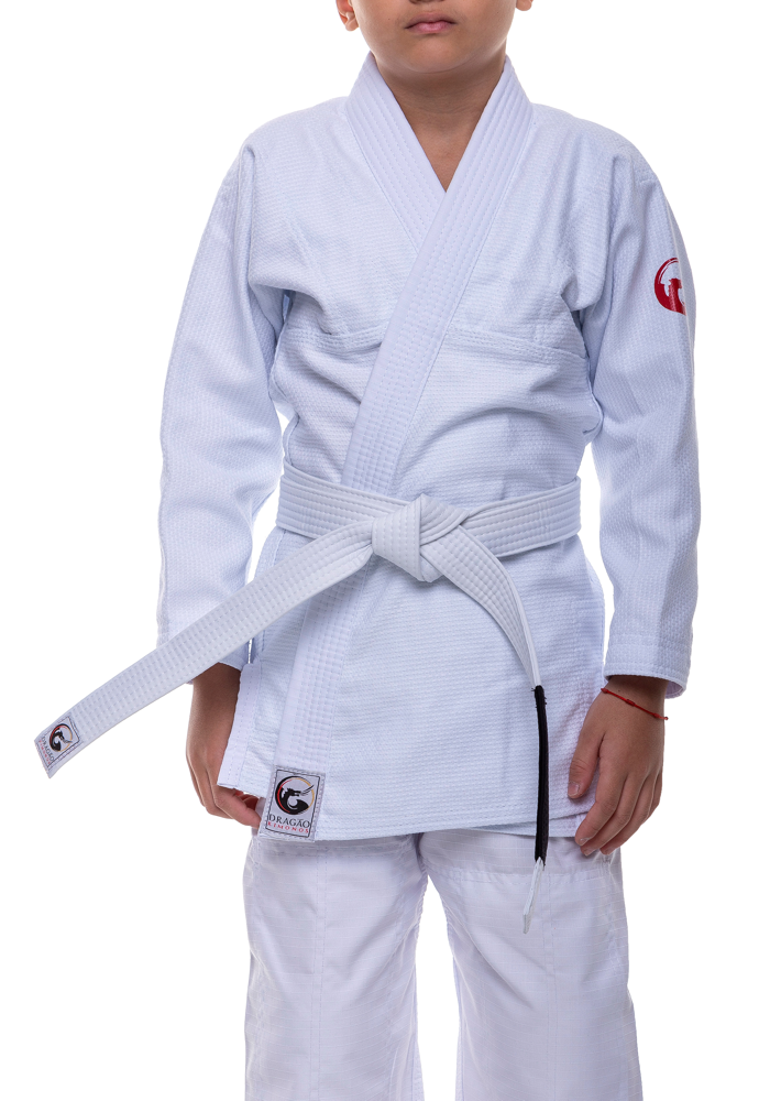 Faixa Dragão Jiu Jitsu Branca Infantil