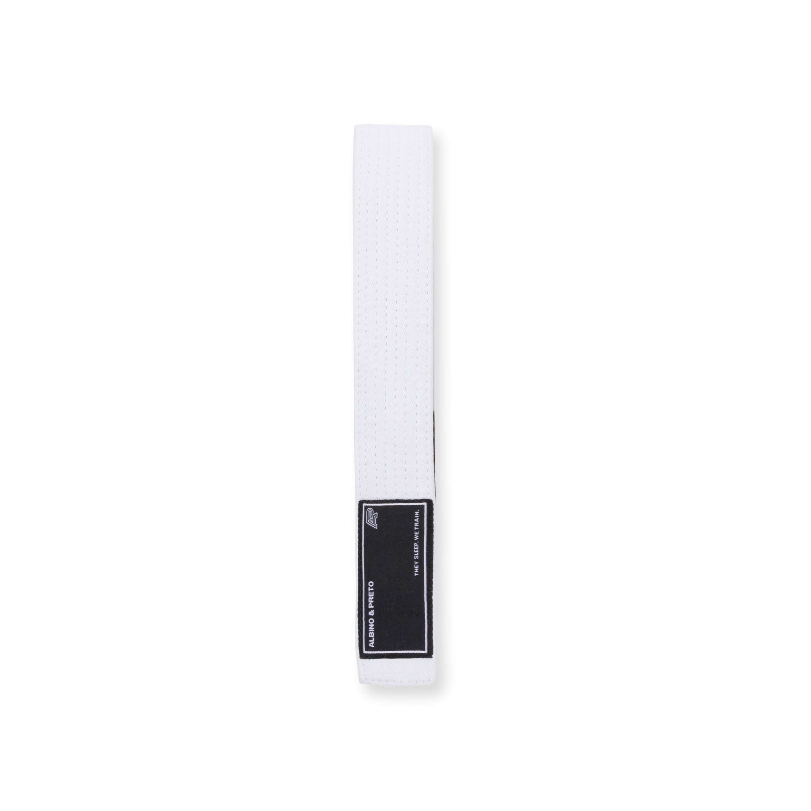 A&P KIDS HERRINGBONE CLASSIC BELT WHITE (FULFILLMENT)