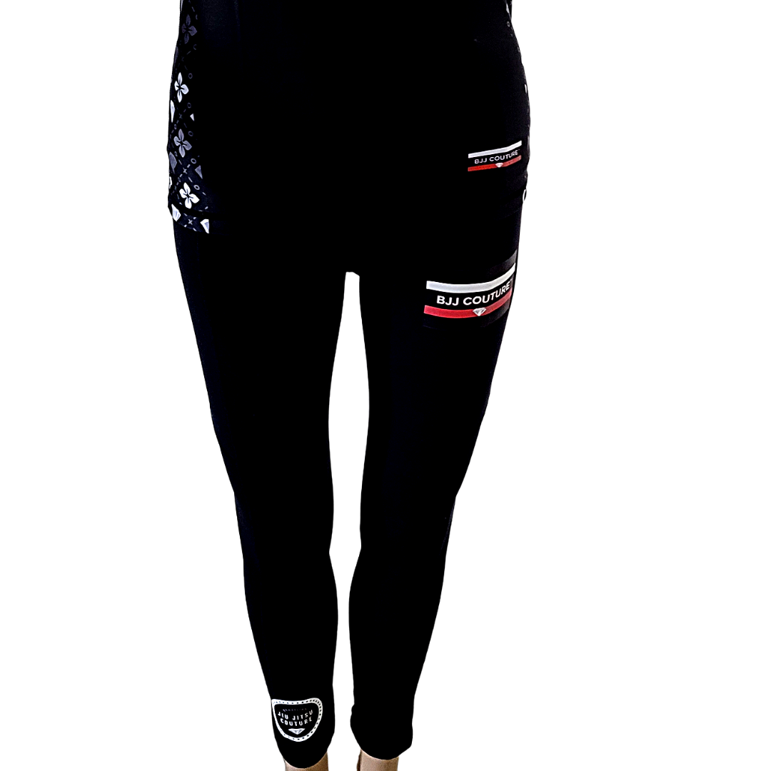 BJJ Couture Spats Ultra-Soft Paneled - Black