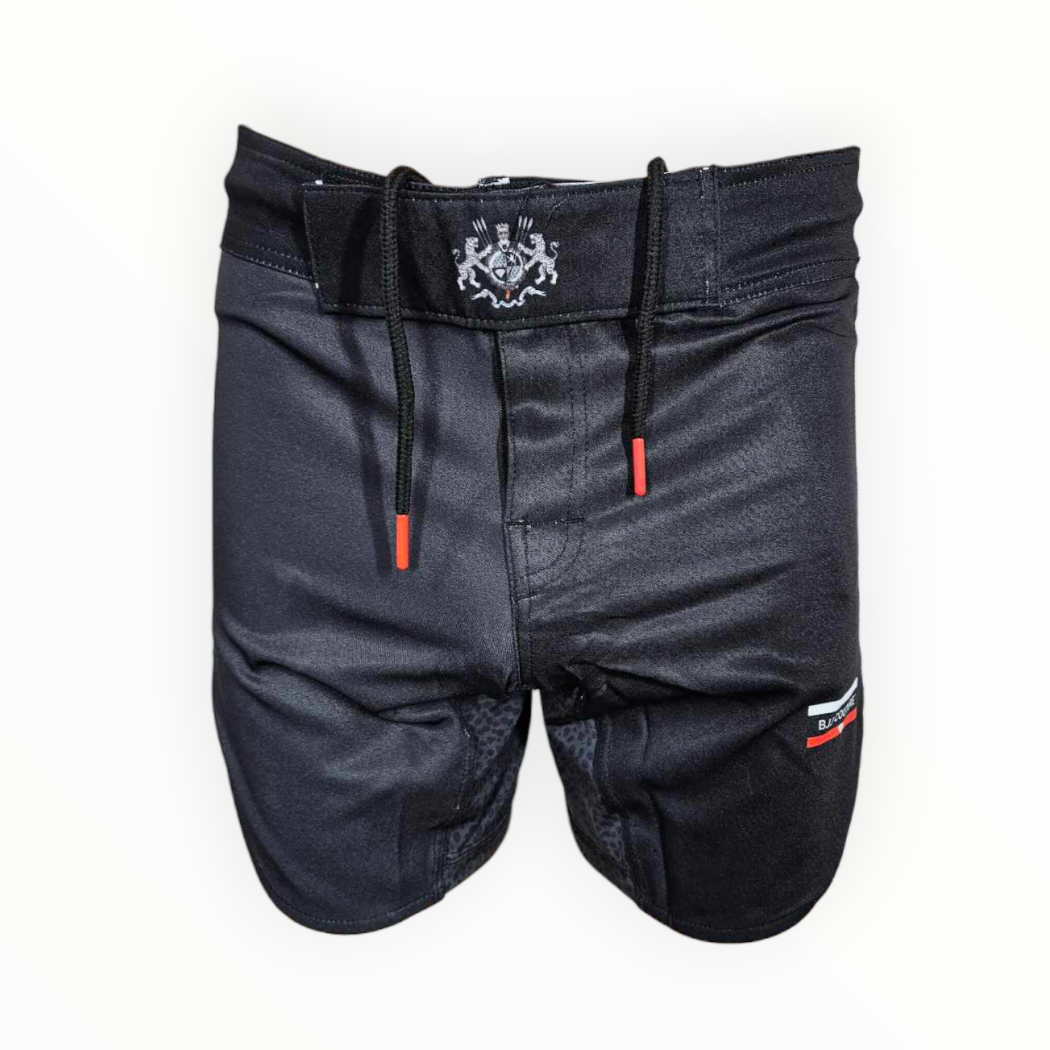 BJJ Couture Pressure Black & Charcoal Grappling Shorts