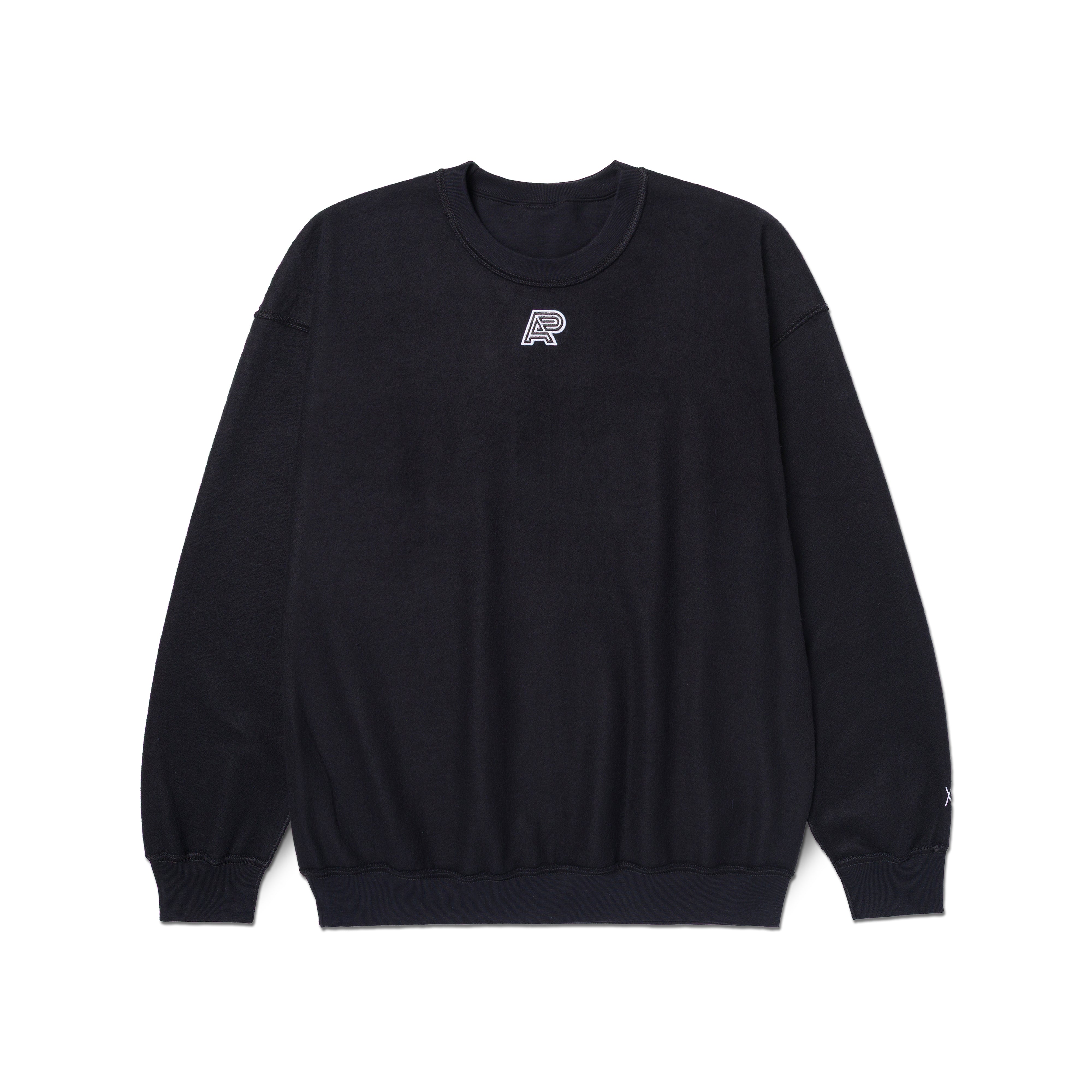 A&PWW REVERSE CREWNECK BLACK