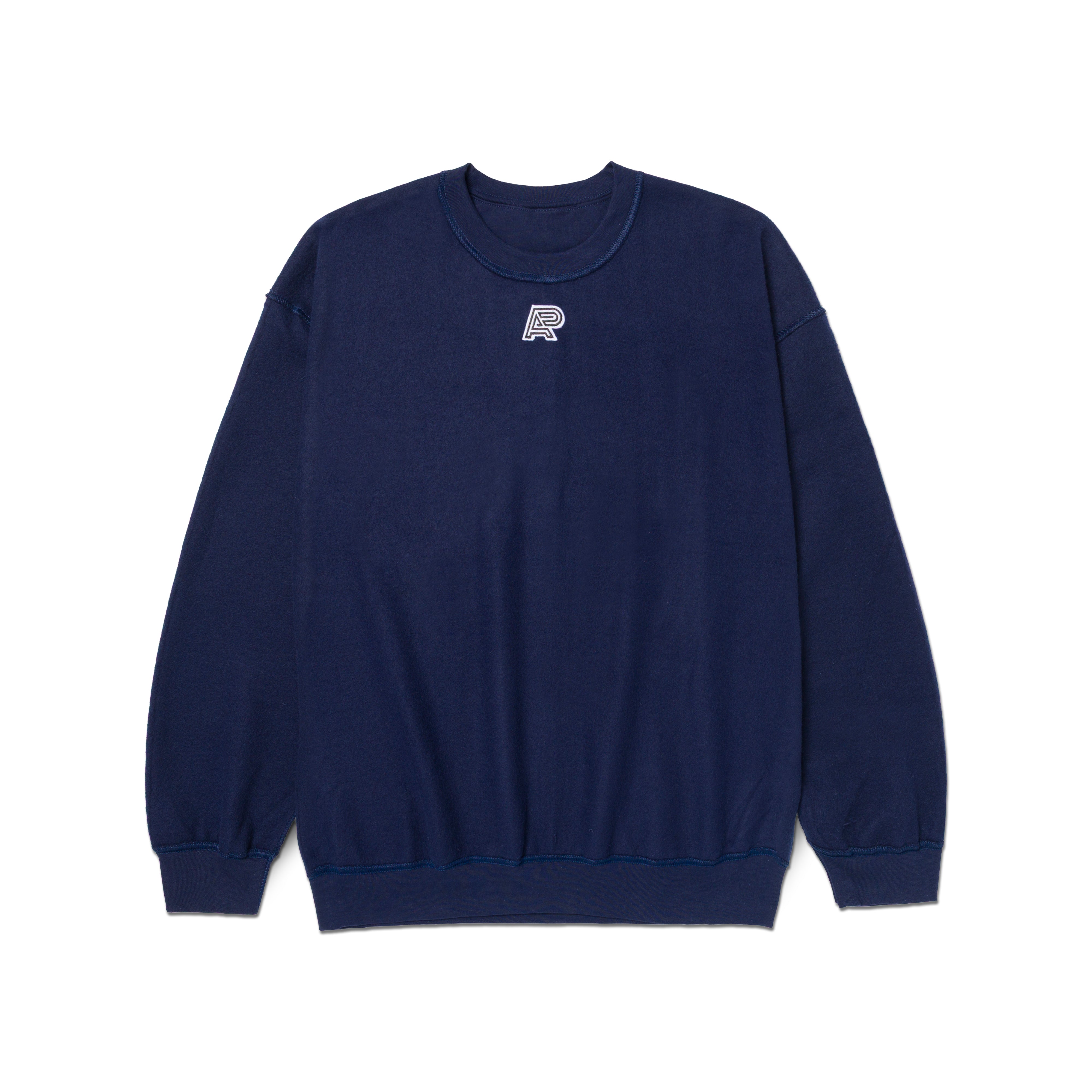 A&PWW REVERSE CREWNECK NAVY