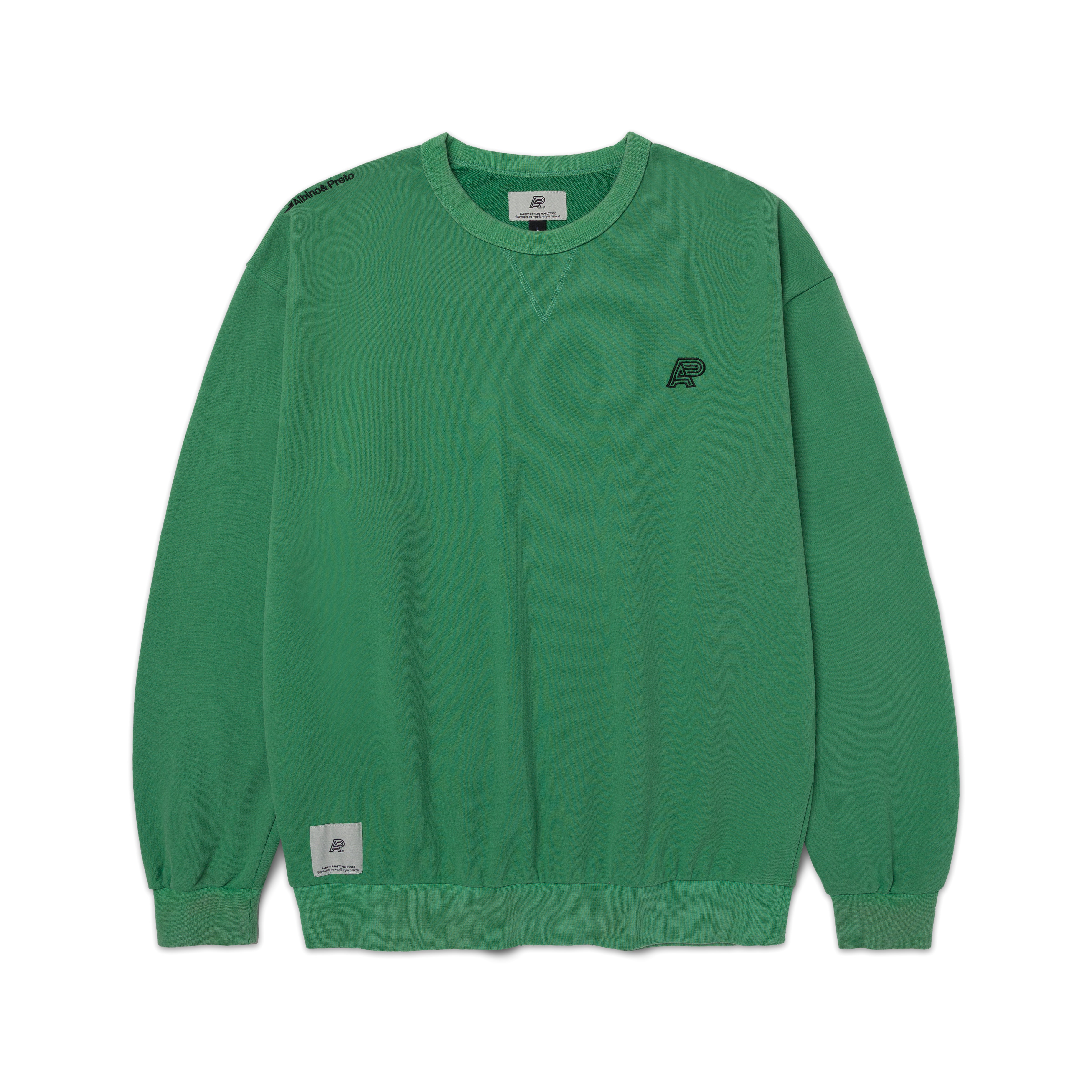 A&PWW RINGER CREWNECK GREEN