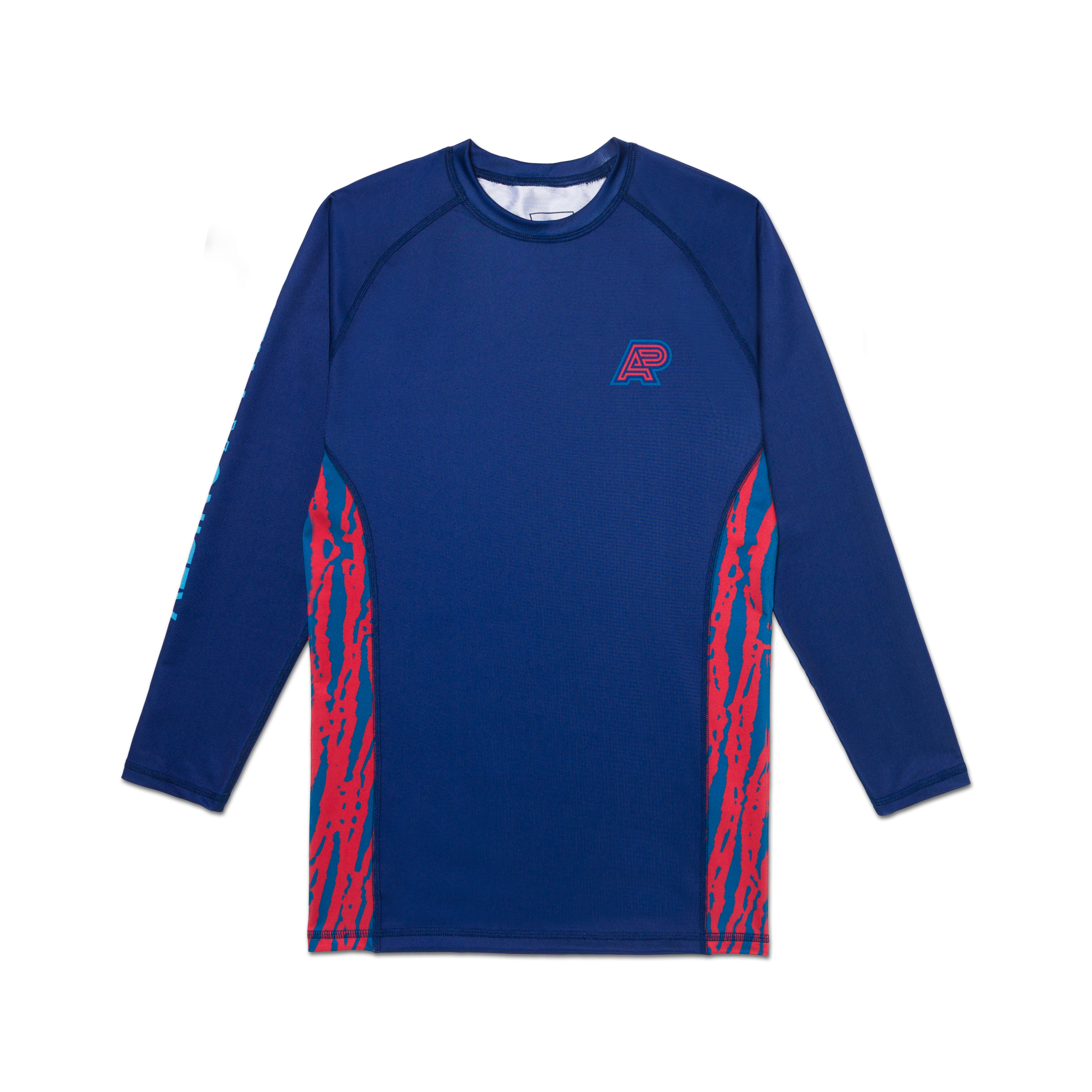 A&P WRASSE LS RASHGUARD NAVY