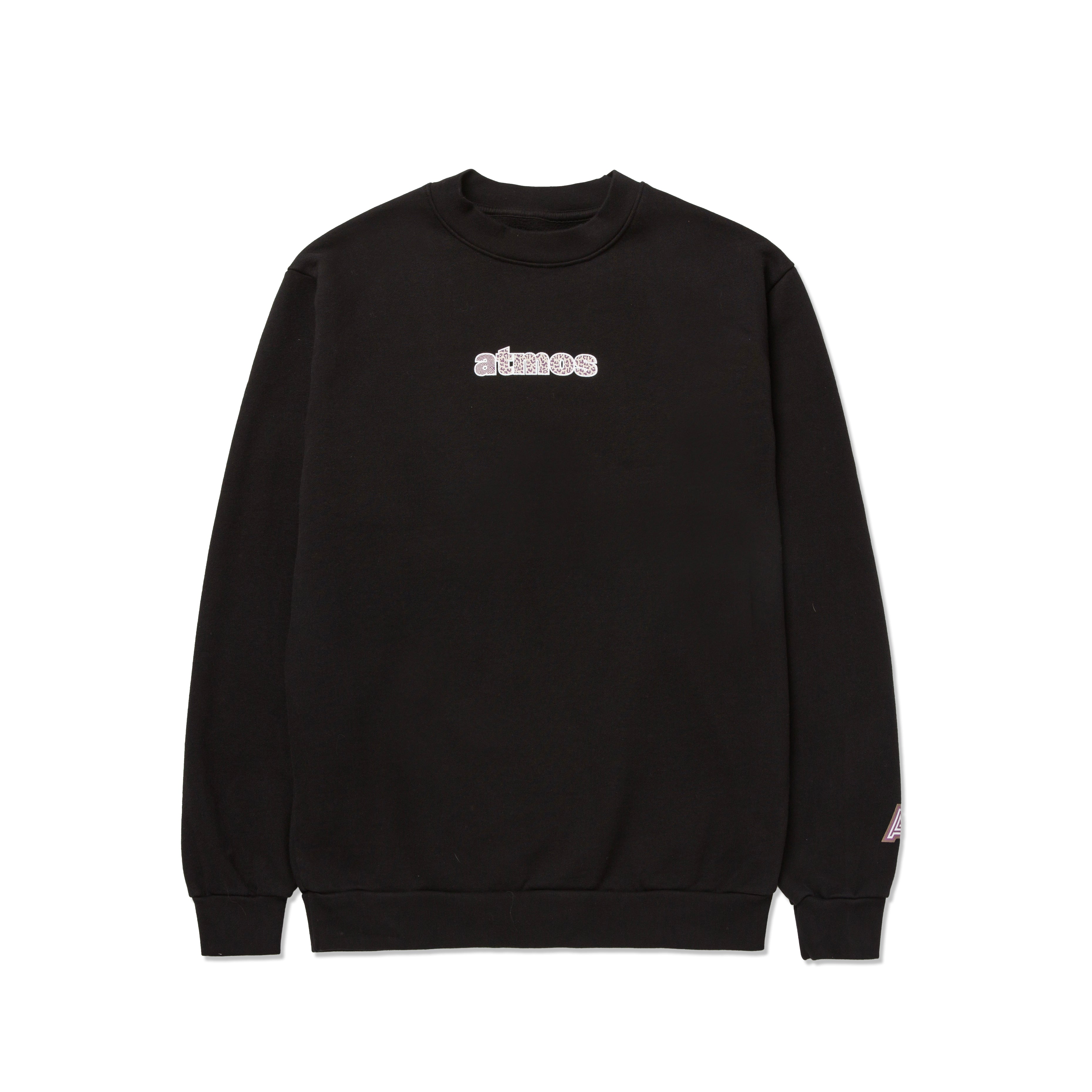 A&P x ATMOS SCRIPT CREWNECK BLACK