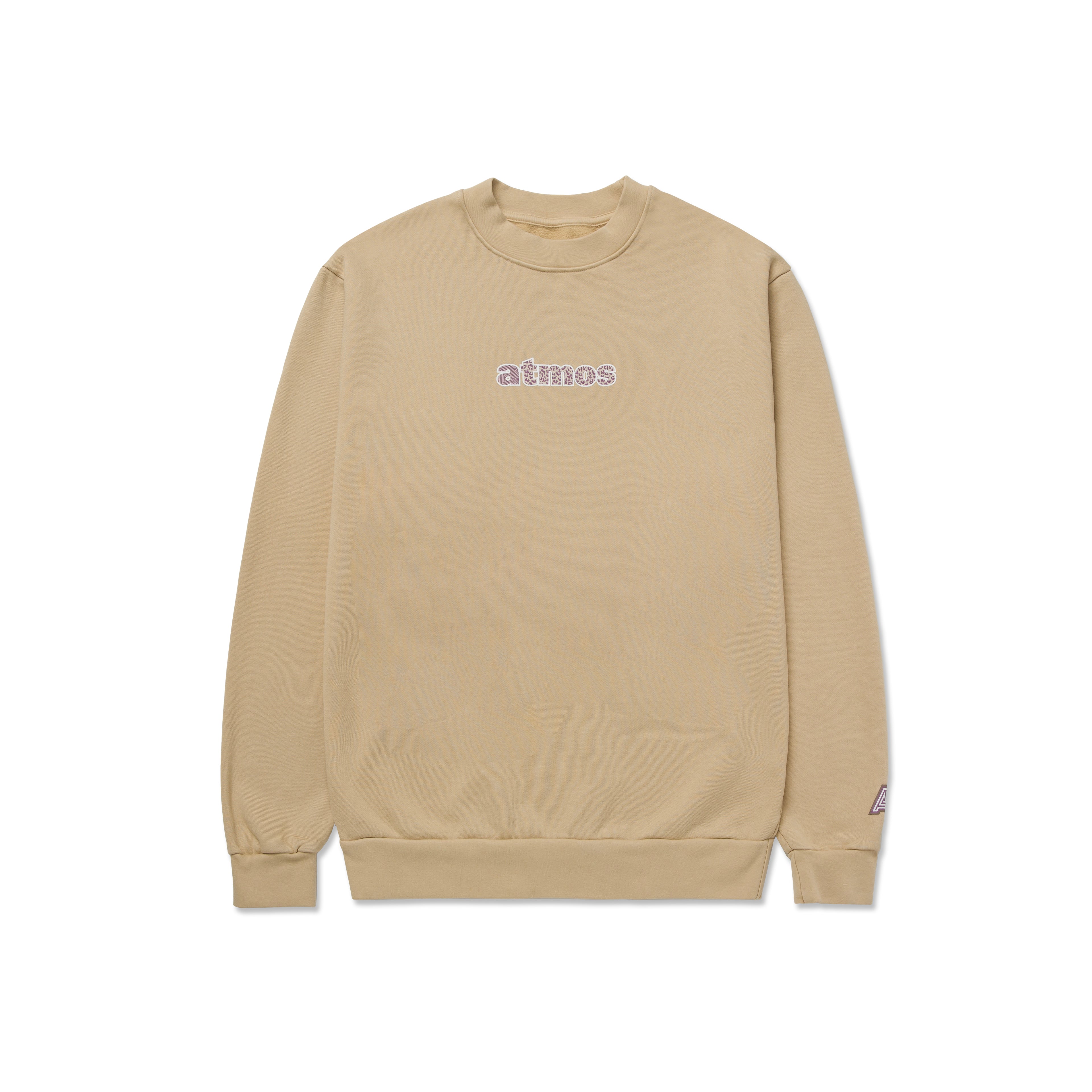 A&P x ATMOS SCRIPT CREWNECK SAND