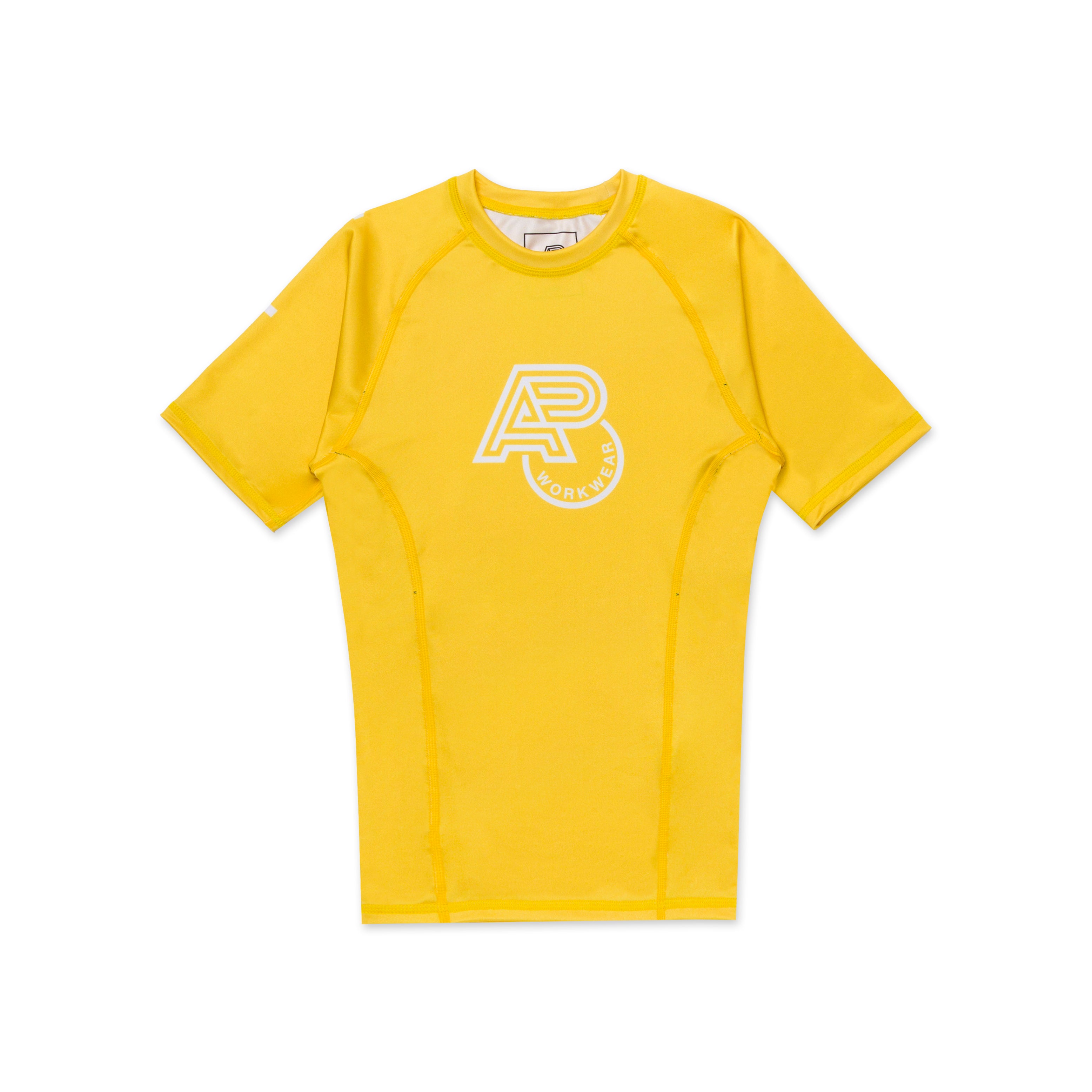 A&PWW KIDS SS RASHGUARD YELLOW