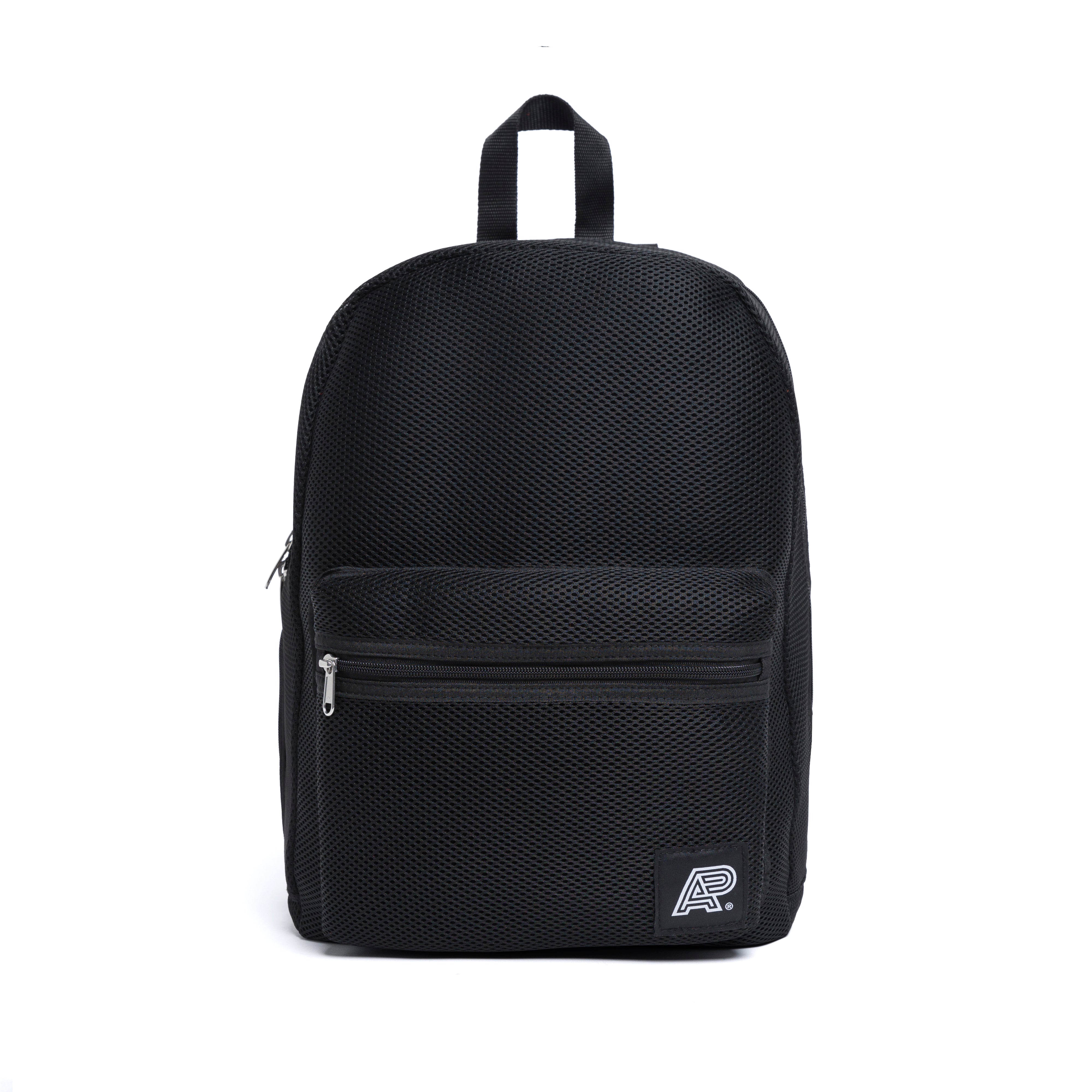 A&P MESH BACKPACK BLACK (FULFILLMENT)