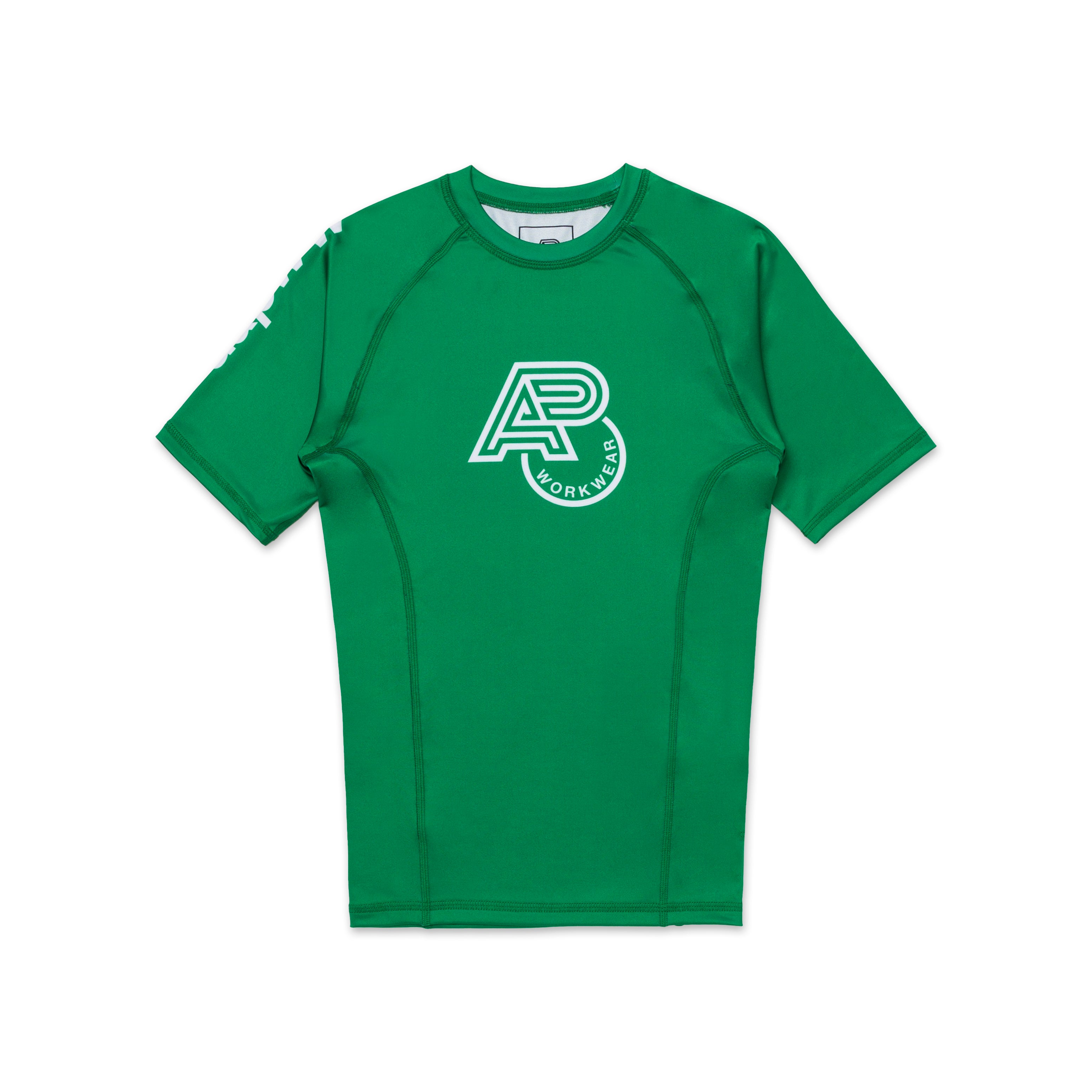 A&PWW KIDS SS RASHGUARD GREEN