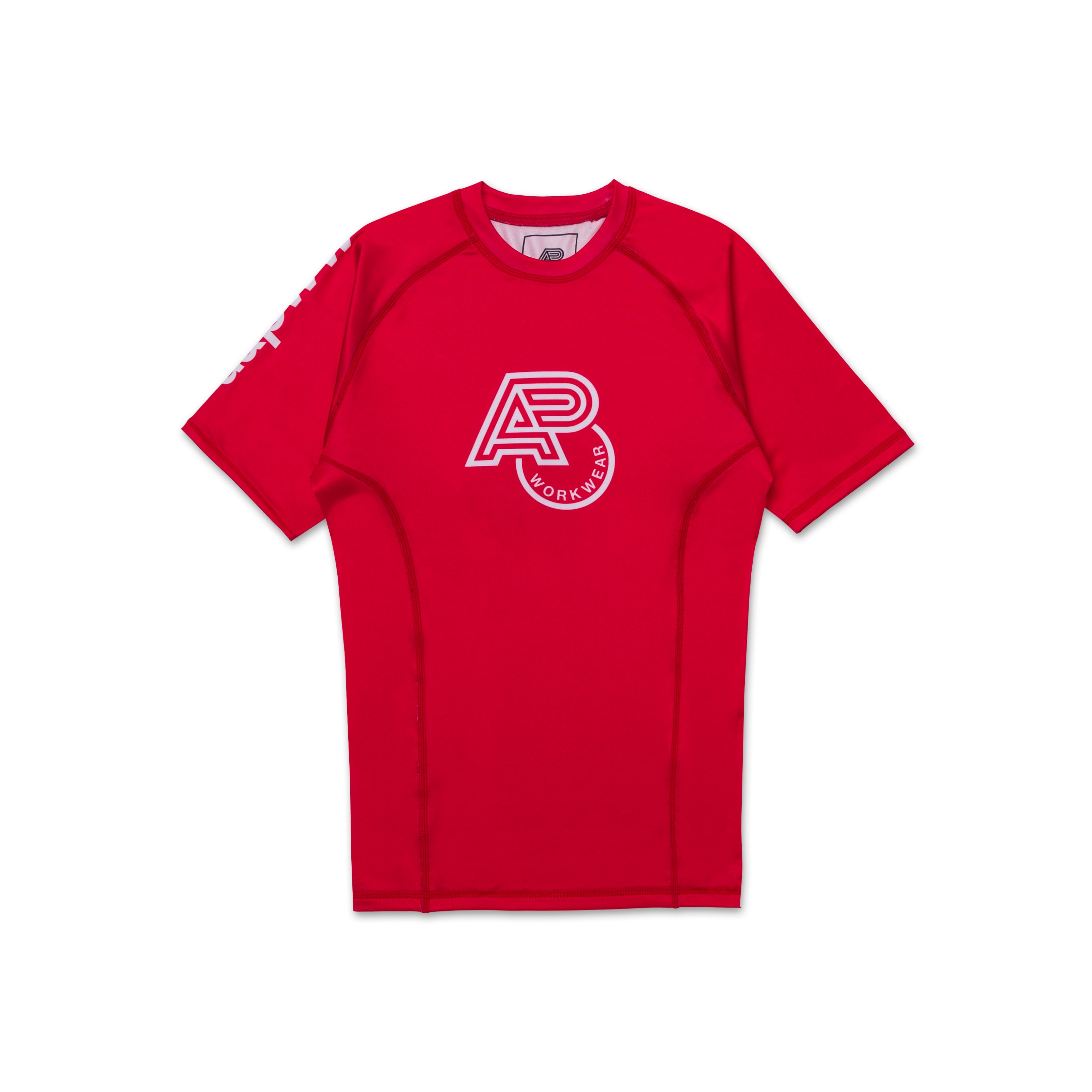 A&PWW KIDS SS RASHGUARD RED
