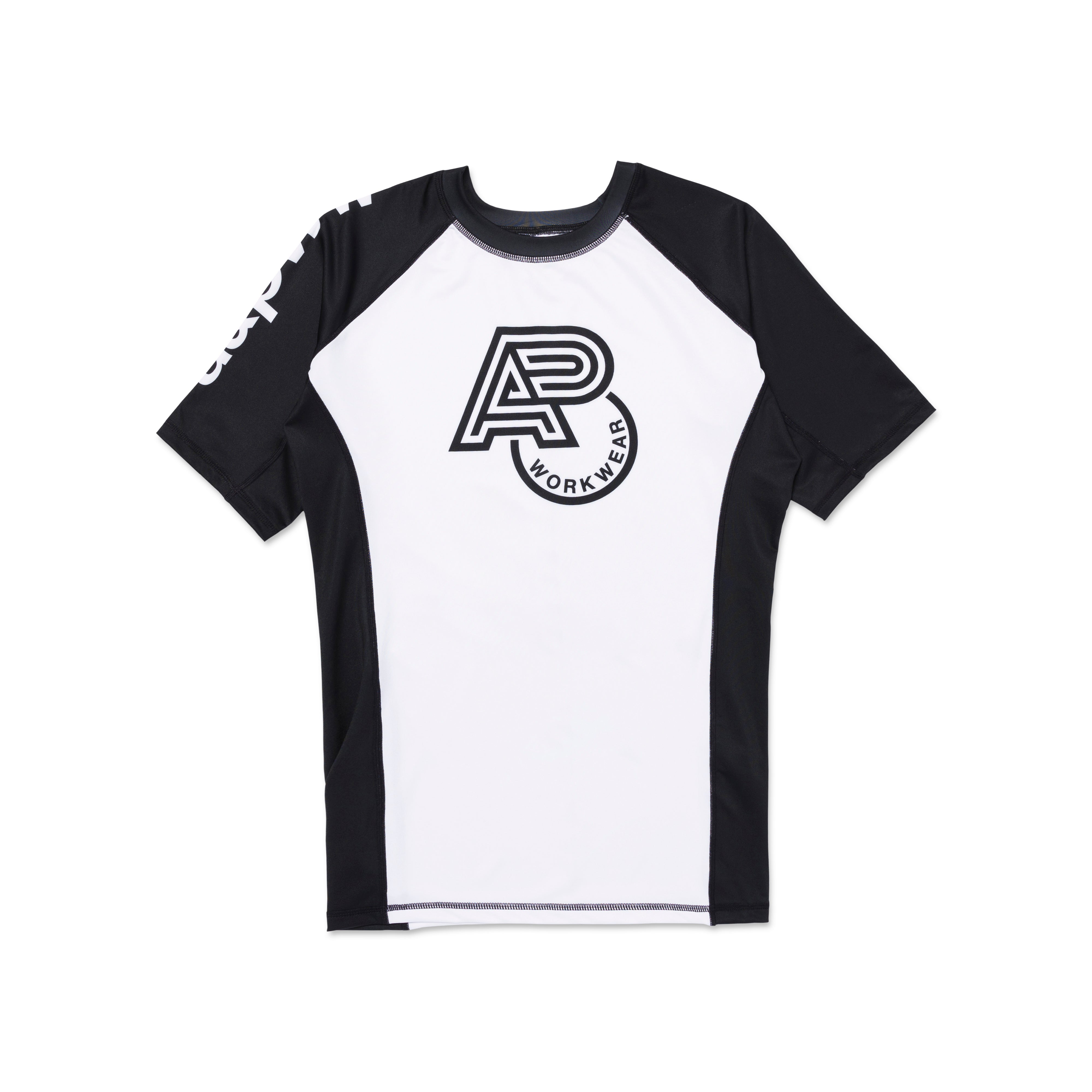 A&PWW SS RANKED RASHGUARD WHITE