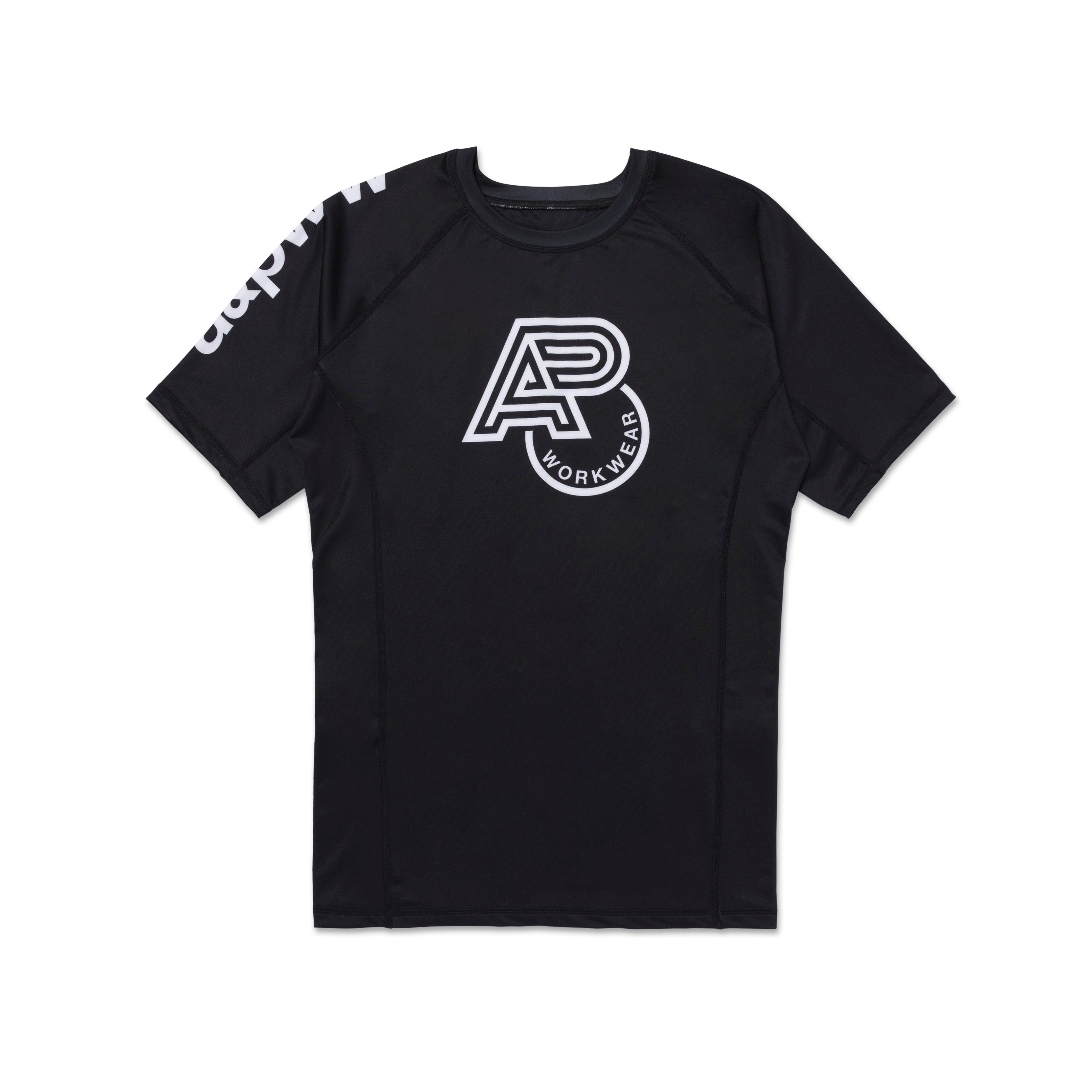 A&PWW SS RANKED RASHGUARD BLACK