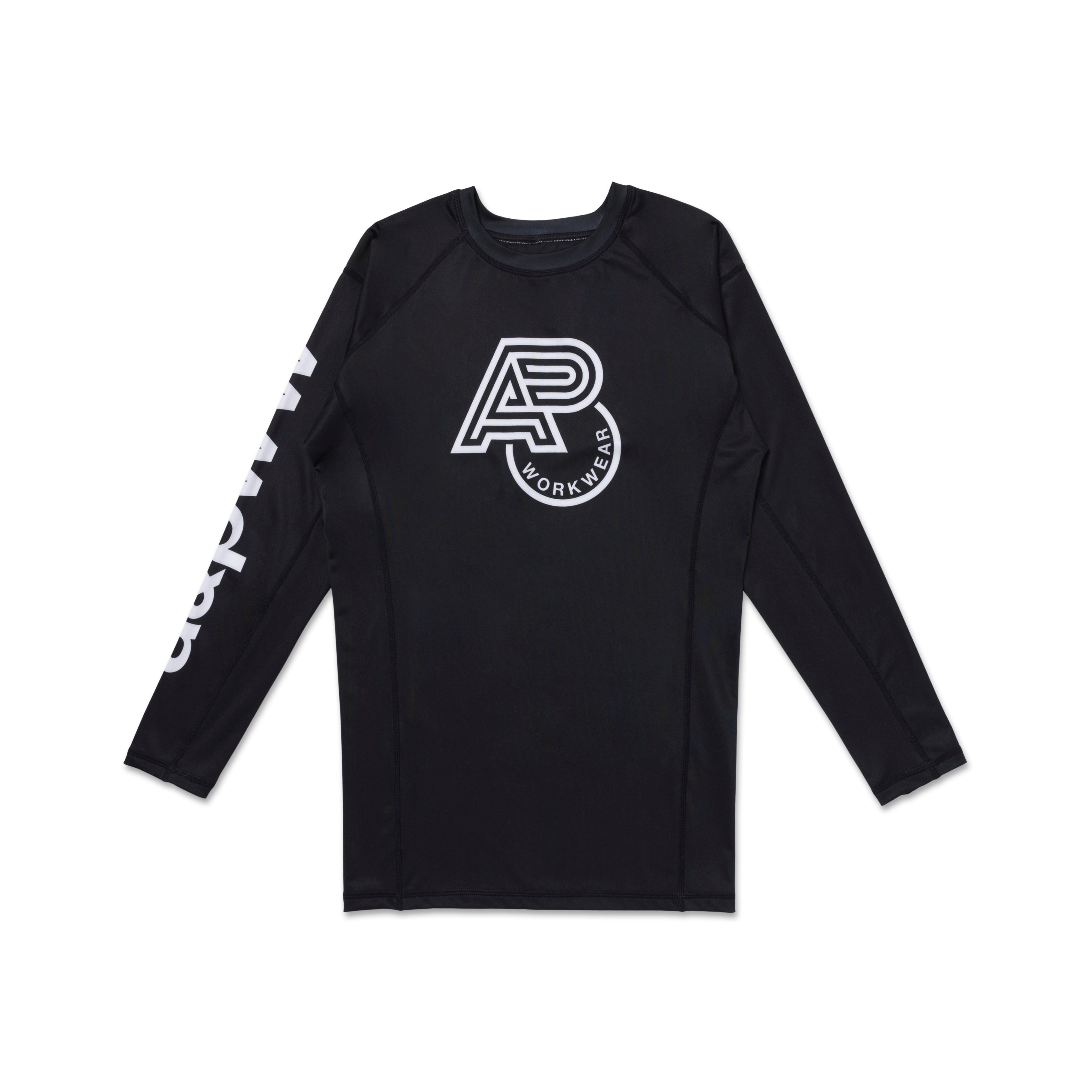 A&PWW LS RANKED RASHGUARD BLACK