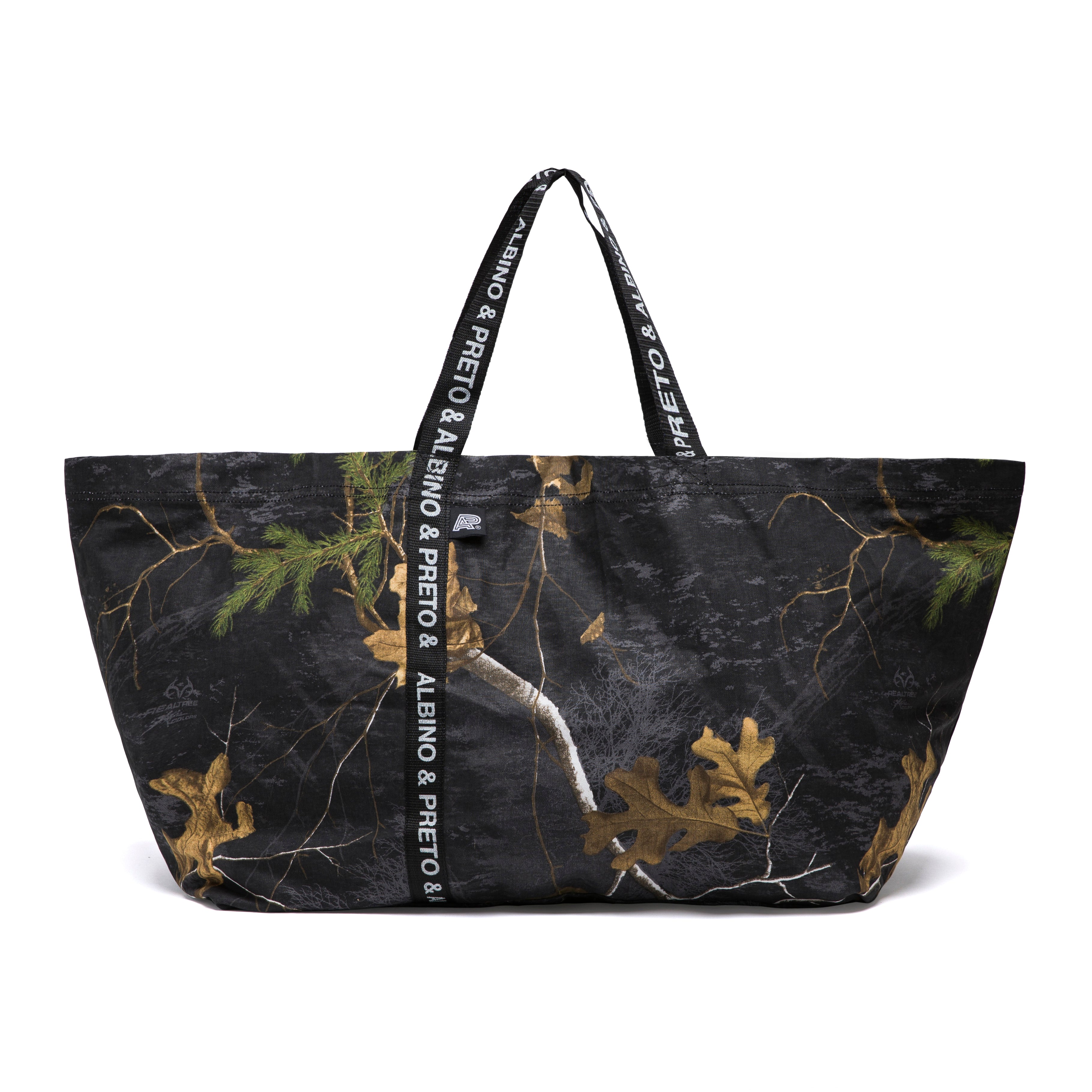 A&P x REALTREE 2 LARGE TOTE BAG BLACK CAMO