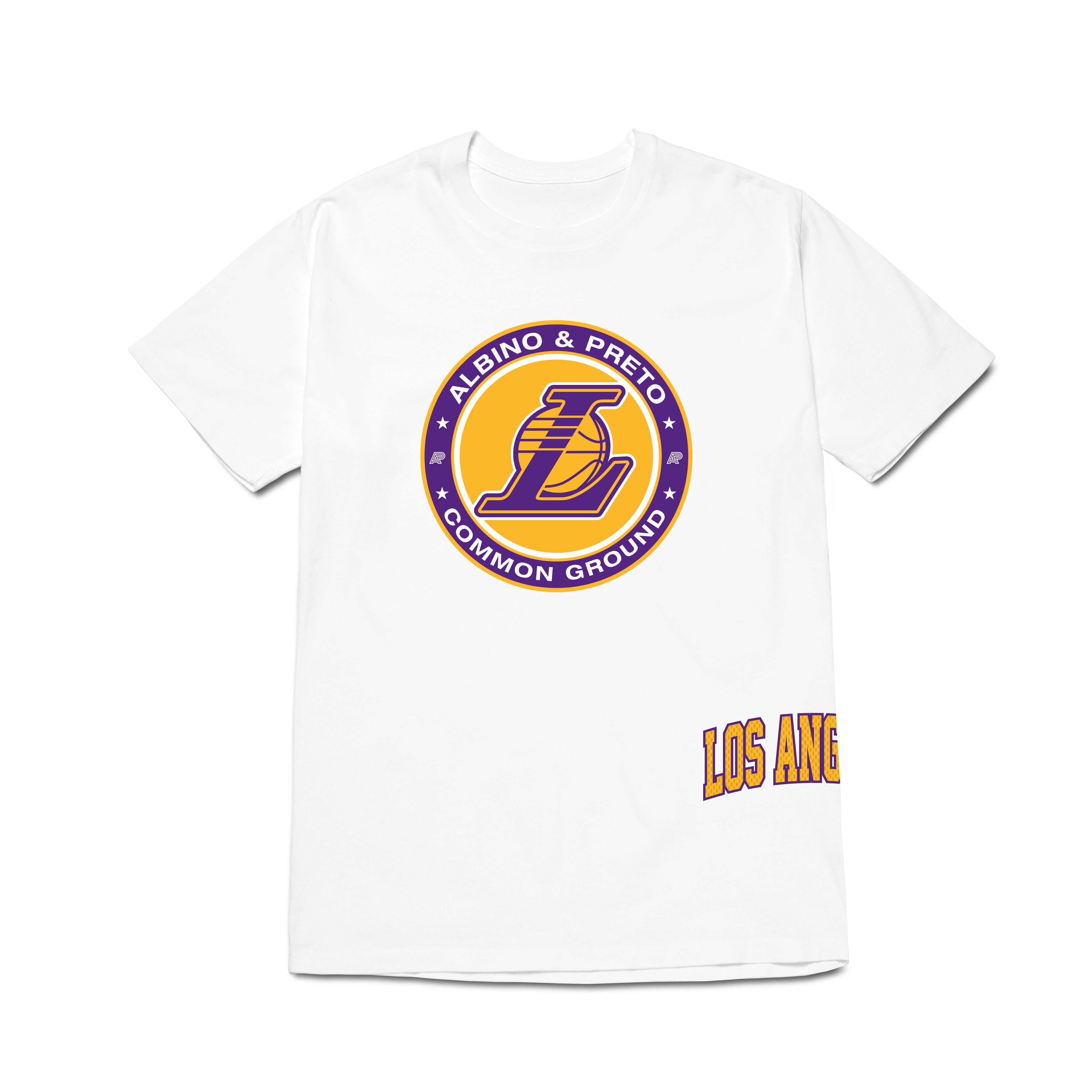 A&P LAKERS TEE WHITE