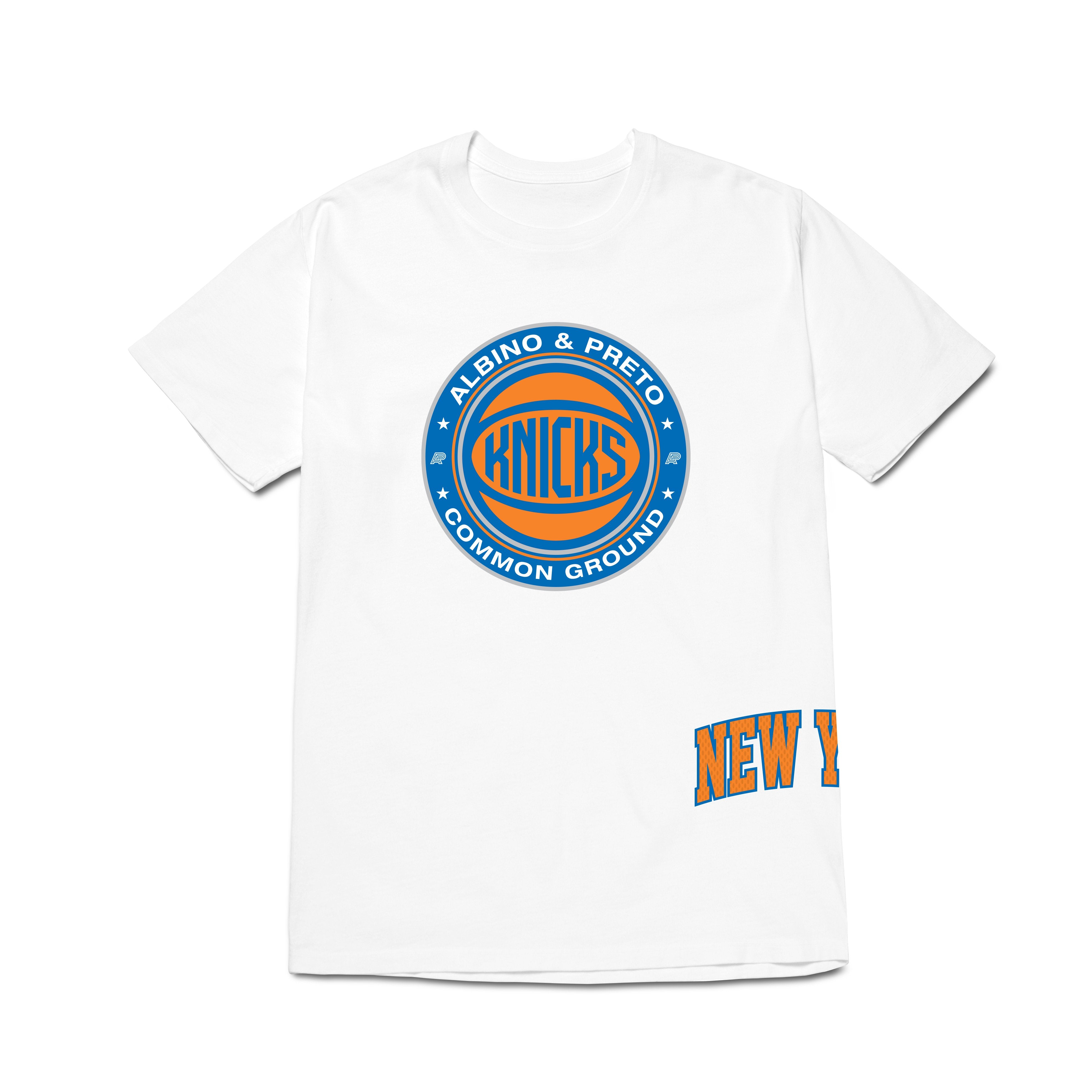 A&P KNICKS TEE WHITE (FULFILLMENT)