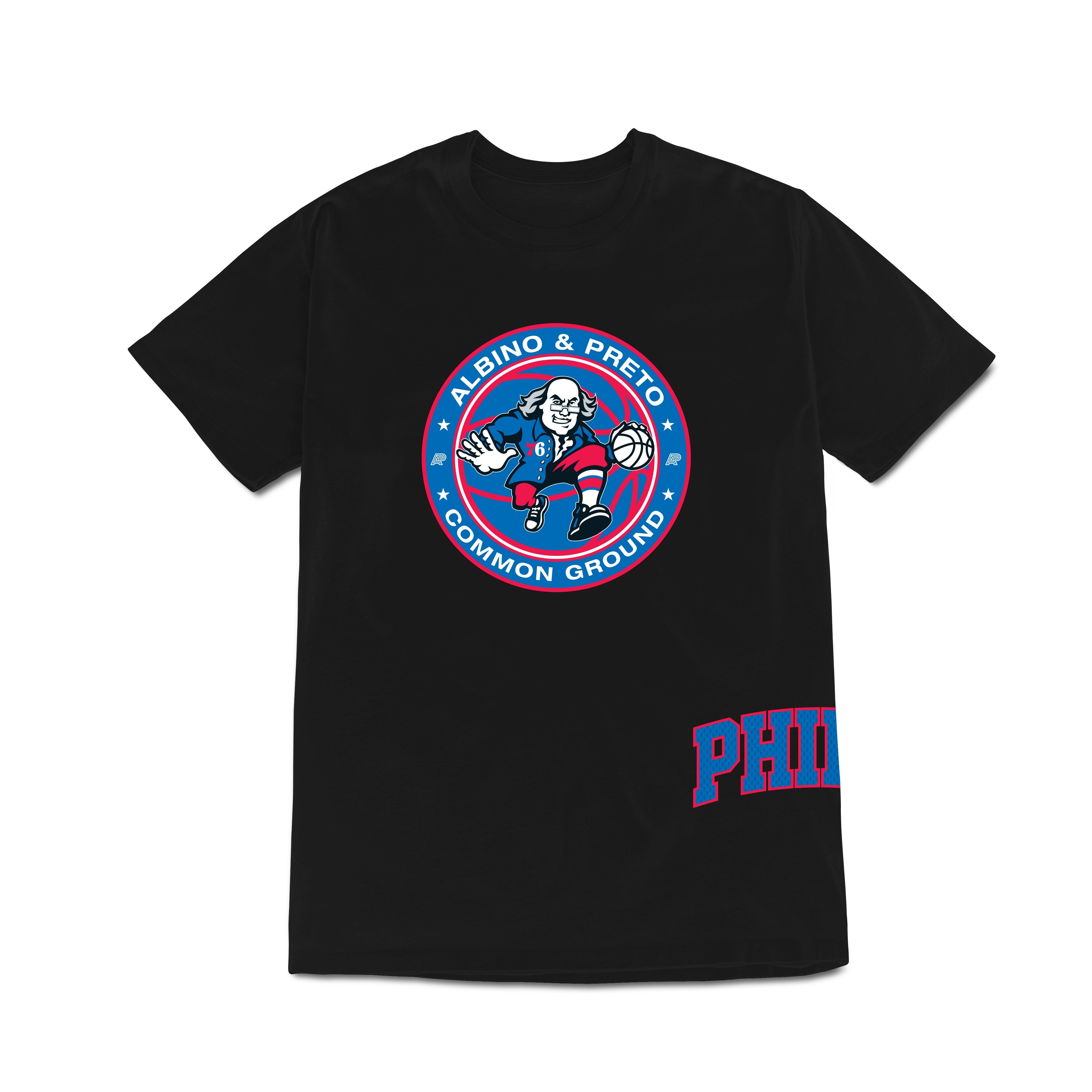 A&P SIXERS TEE BLACK (FULFILLMENT)