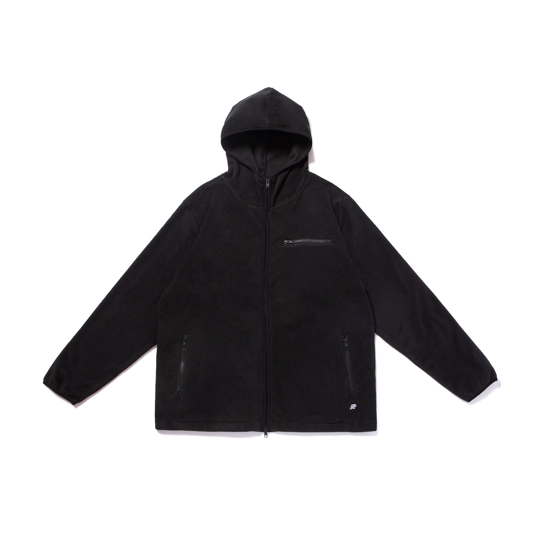 A&P POLAR FLEECE ZIP UP HOODY BLACK (FULFILLMENT)