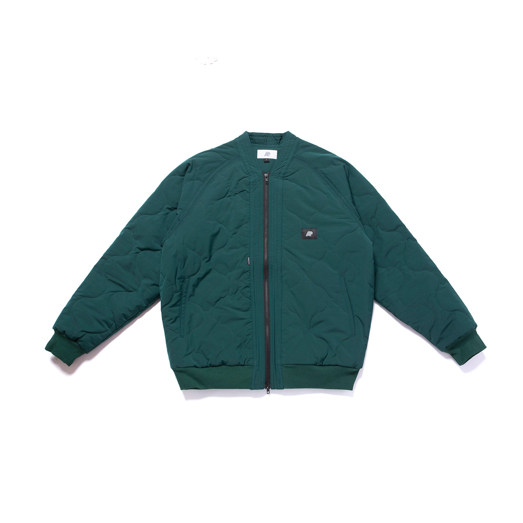 A&P QUILTED KIMONO BOMBER JACKET GREEN (FULFILLMENT)