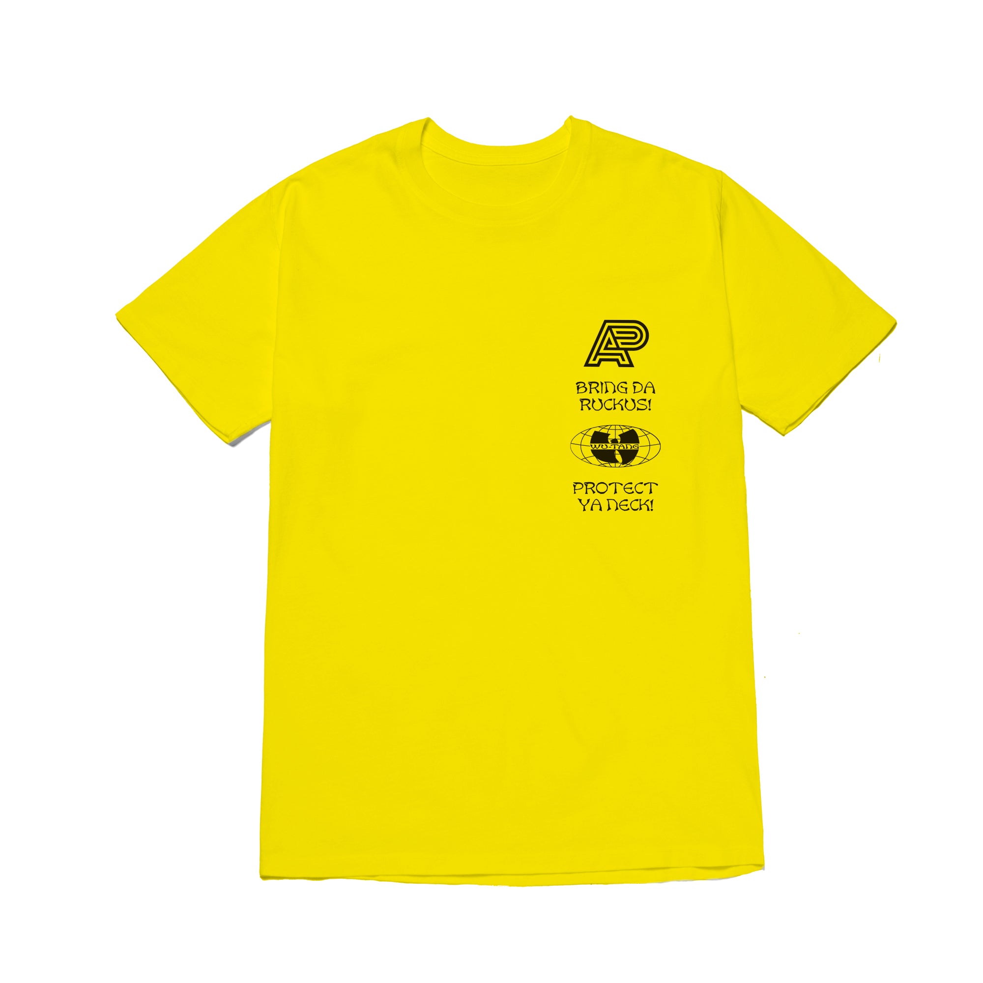 A&P x WU TANG STACK TEE YELLOW
