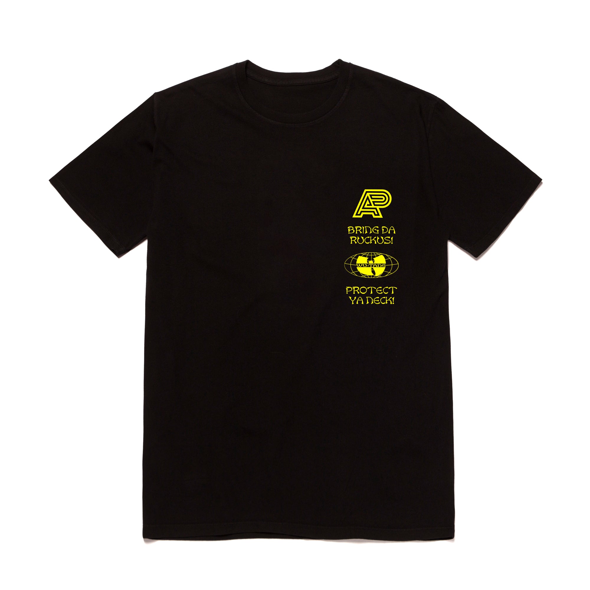 A&P x WU TANG STACK TEE BLACK