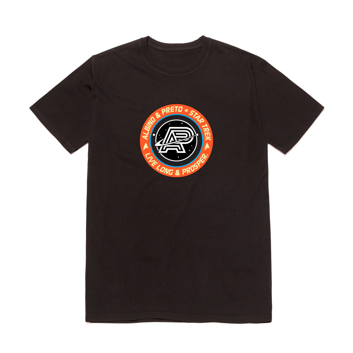 A&P x STAR TREK MARK TEE BLACK