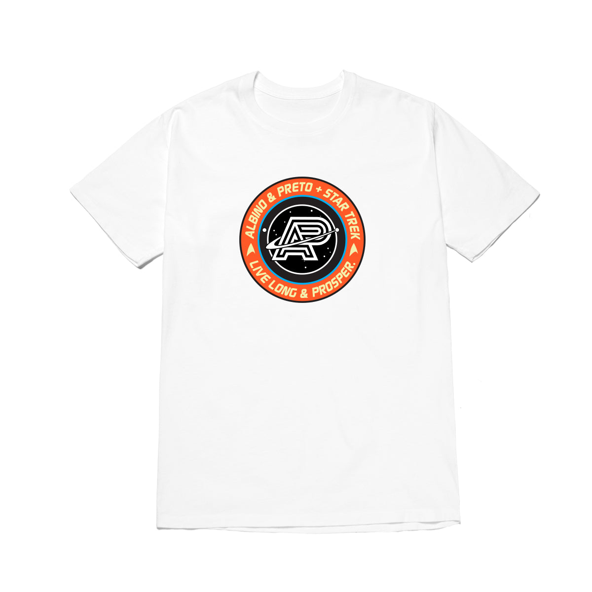 A&P x STAR TREK MARK TEE WHITE (FULFILLMENT)