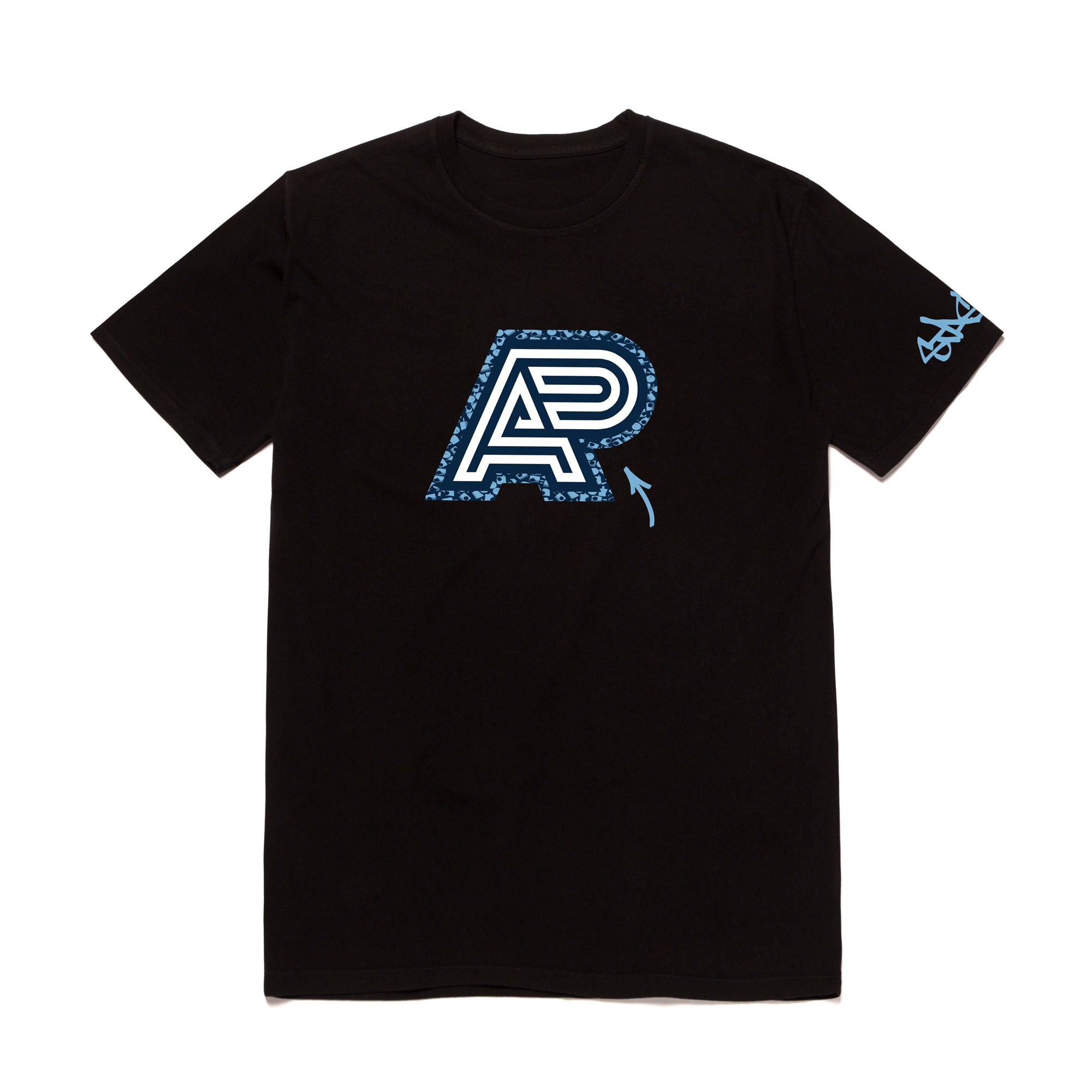 A&P x STASH CAP MARK TEE BLACK