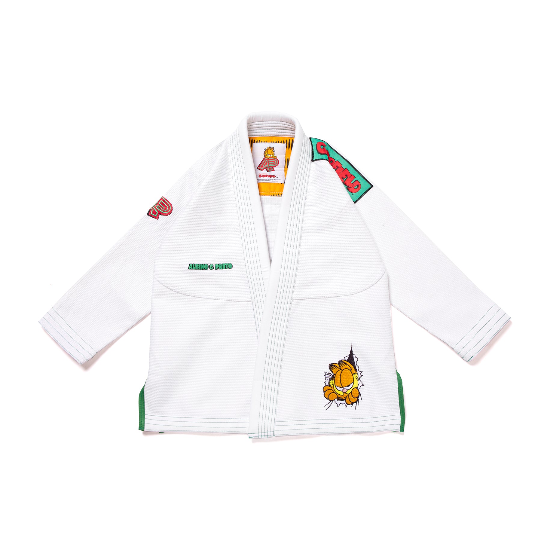 B92 A&P GARFIELD KIDS KIMONO WHITE