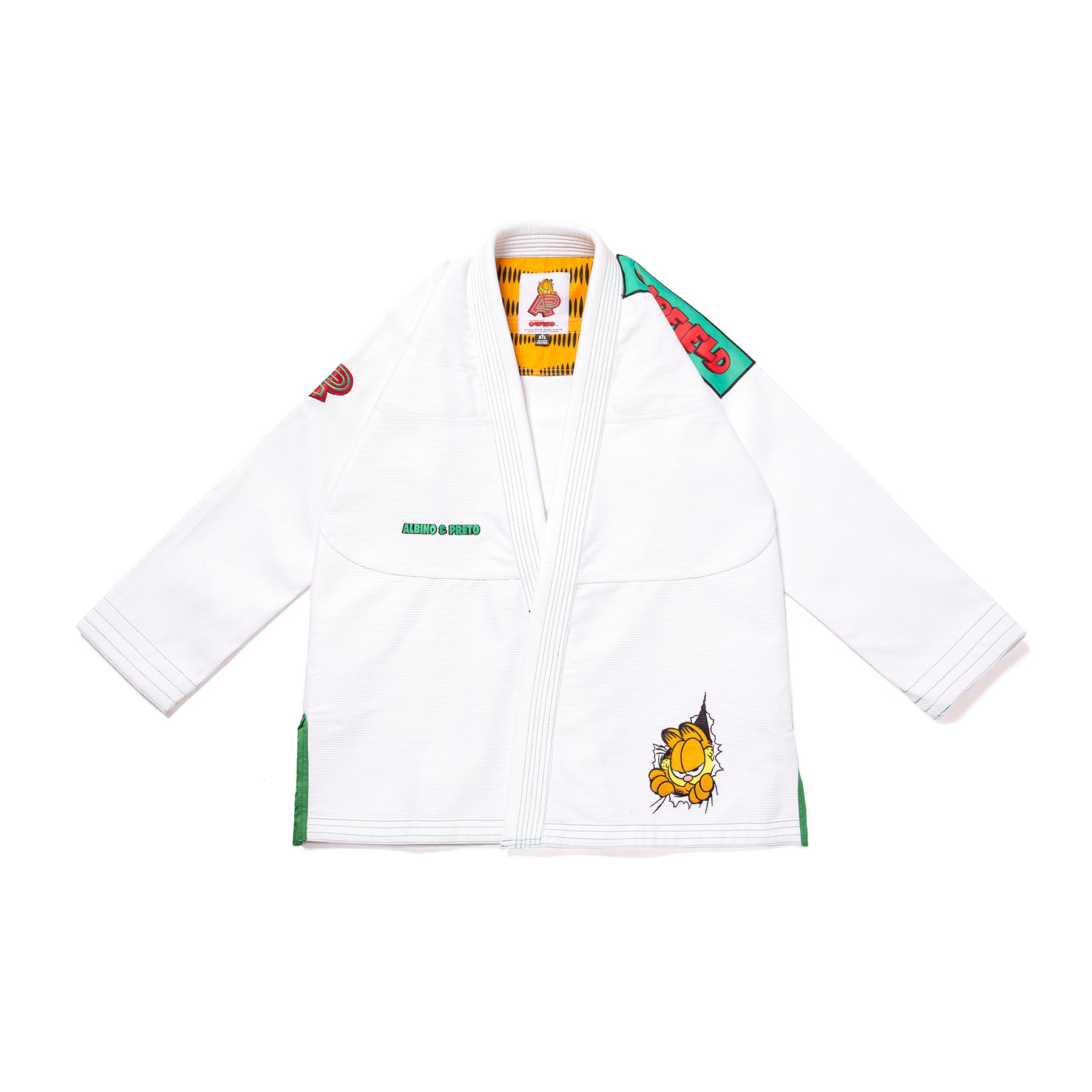 B92 A&P GARFIELD ADULT KIMONO WHITE