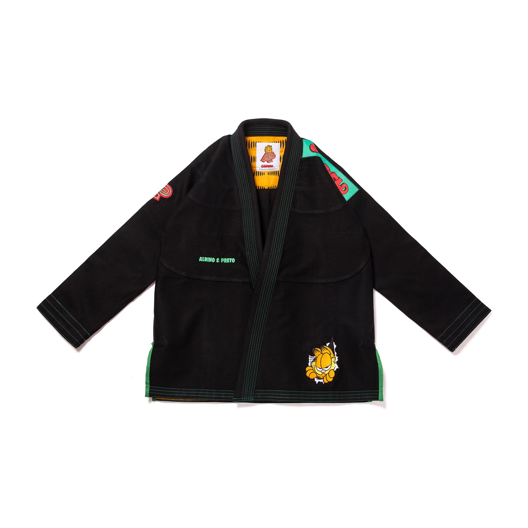 B92 A&P GARFIELD ADULT KIMONO BLACK