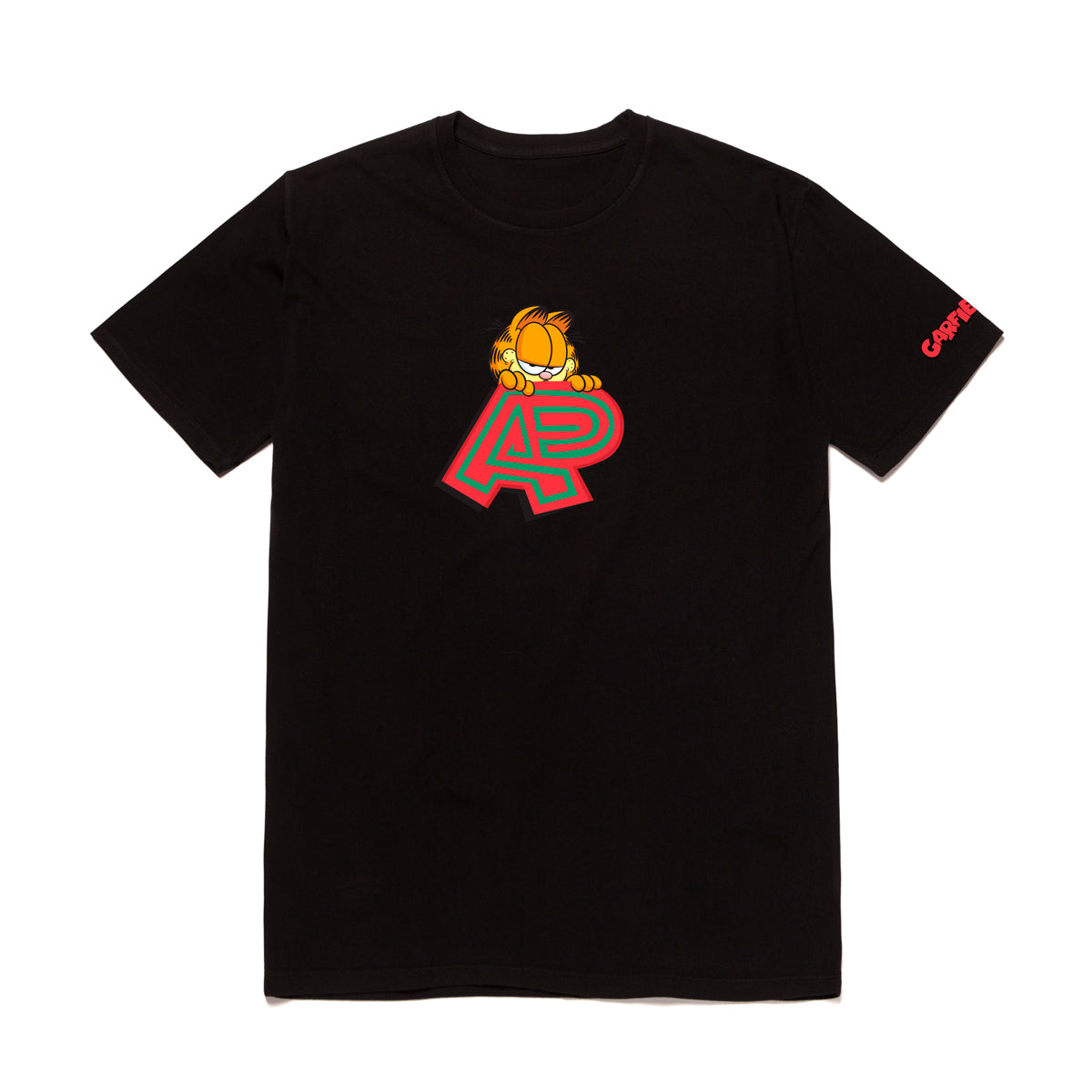 A&P GARFIELD MARK TEE BLACK