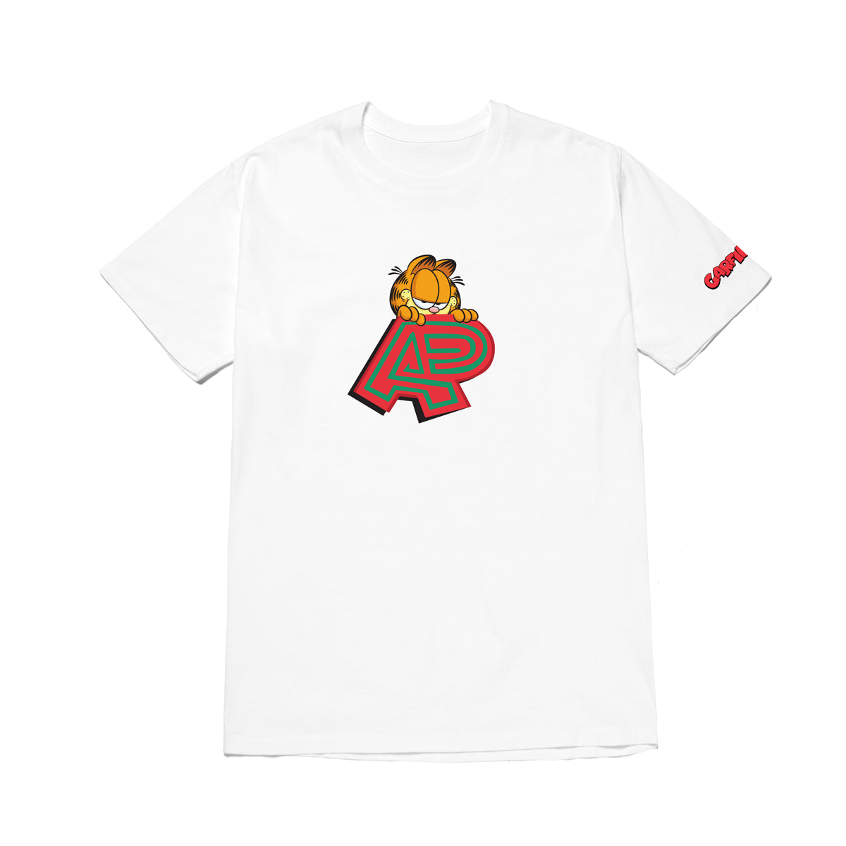 A&P GARFIELD MARK TEE WHITE