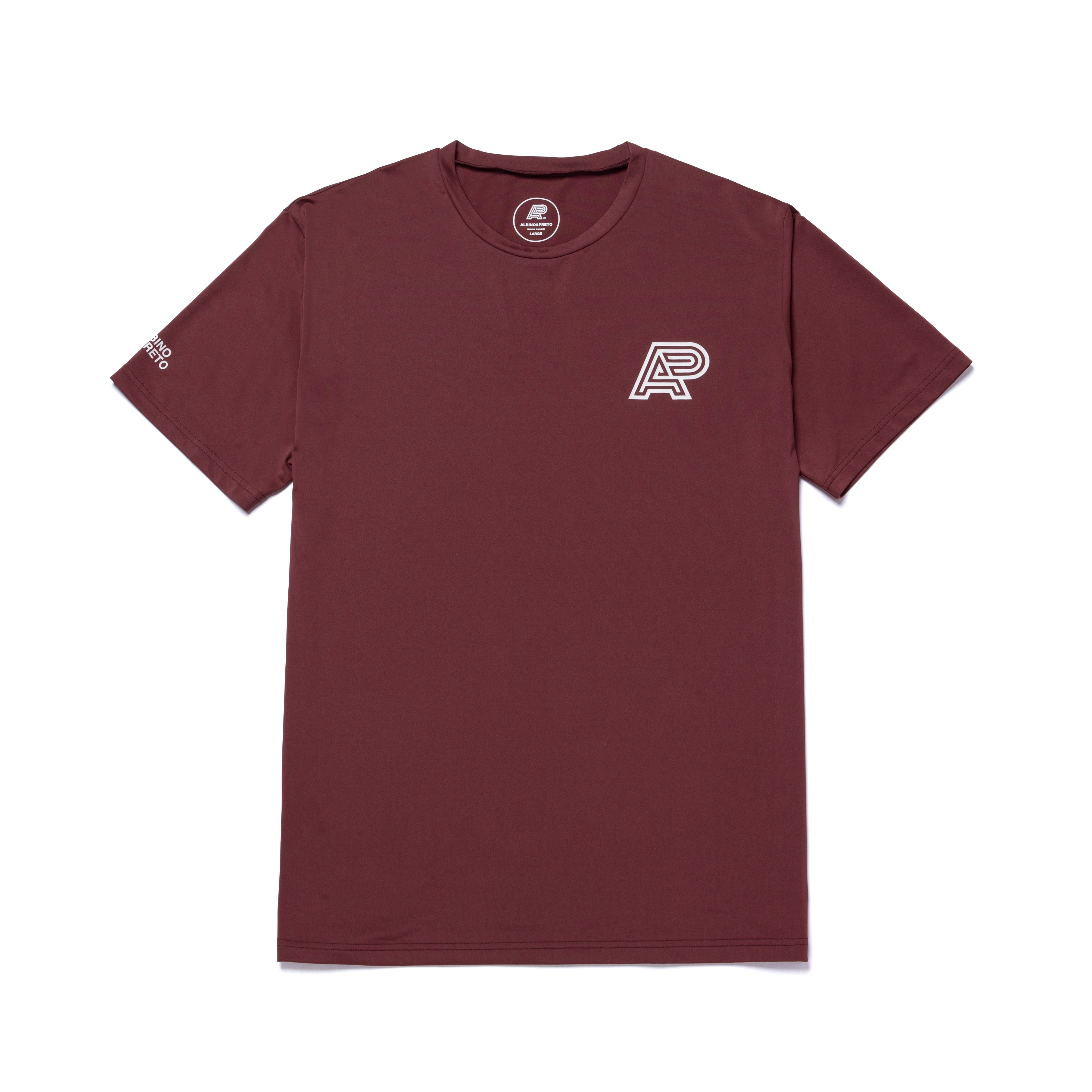 A&P SS QD TEE BURGUNDY (FULFILLMENT)