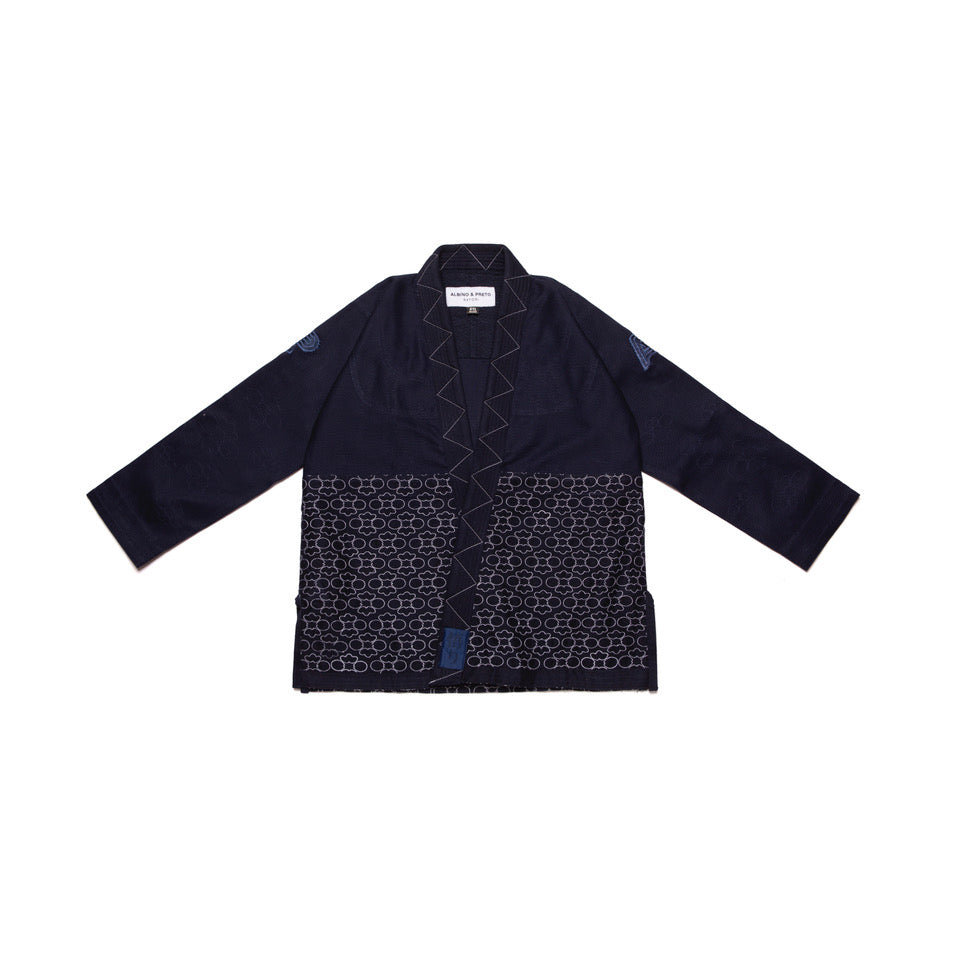 A&P B72 SATORI KIMONO NAVY
