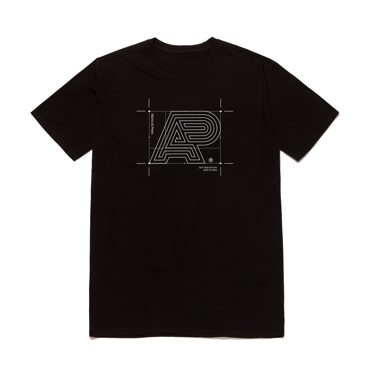 A&P BUILDING BLOCK CROP TEE BLACK (FULFILLMENT)