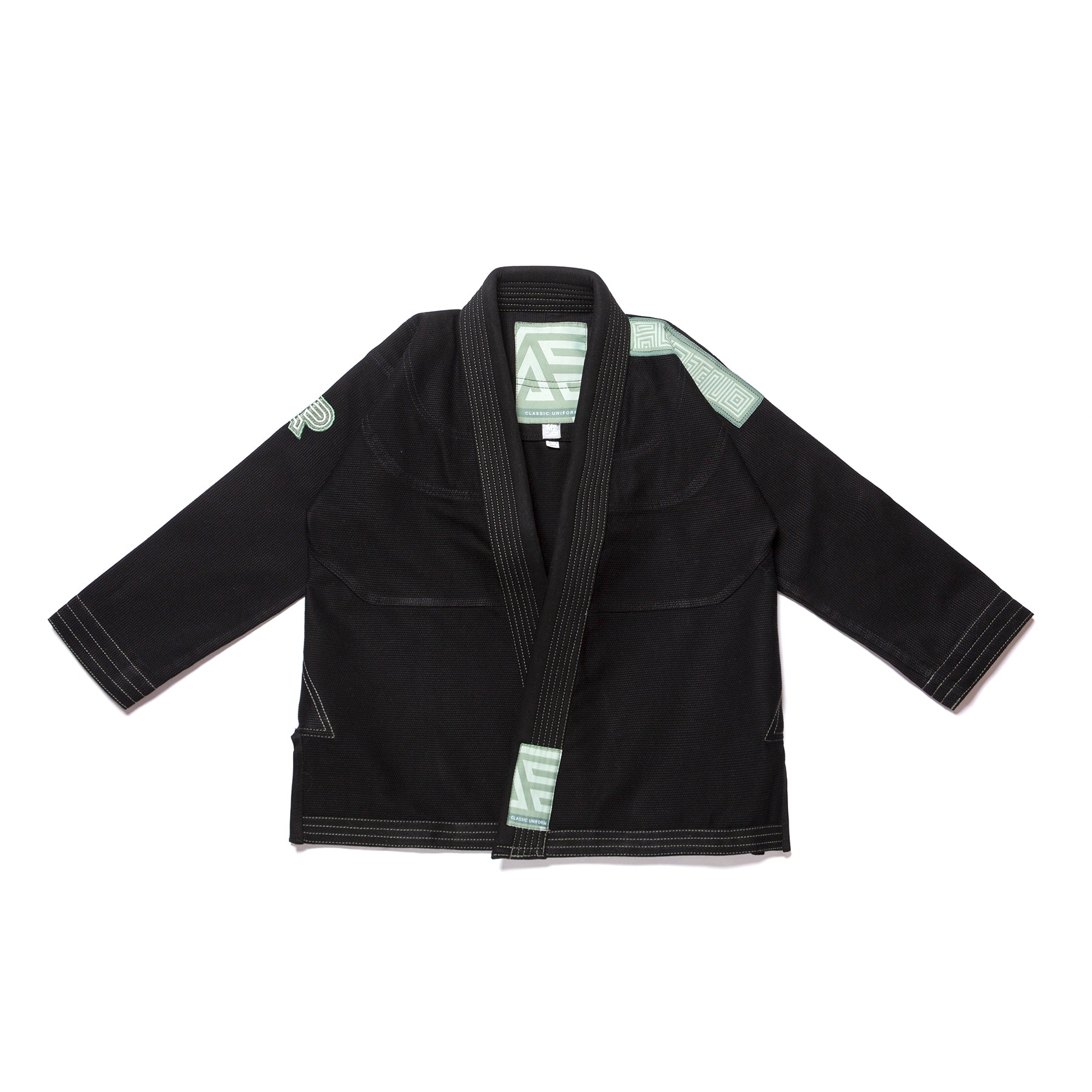 A&P B87 MC HB CLASSIC KIMONO KIDS BLACK (FULFILLMENT)