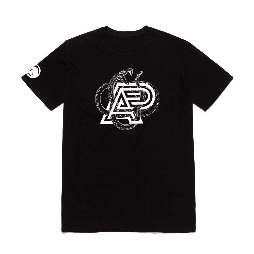 A&P SHADOW SNAKE TEE BLACK
