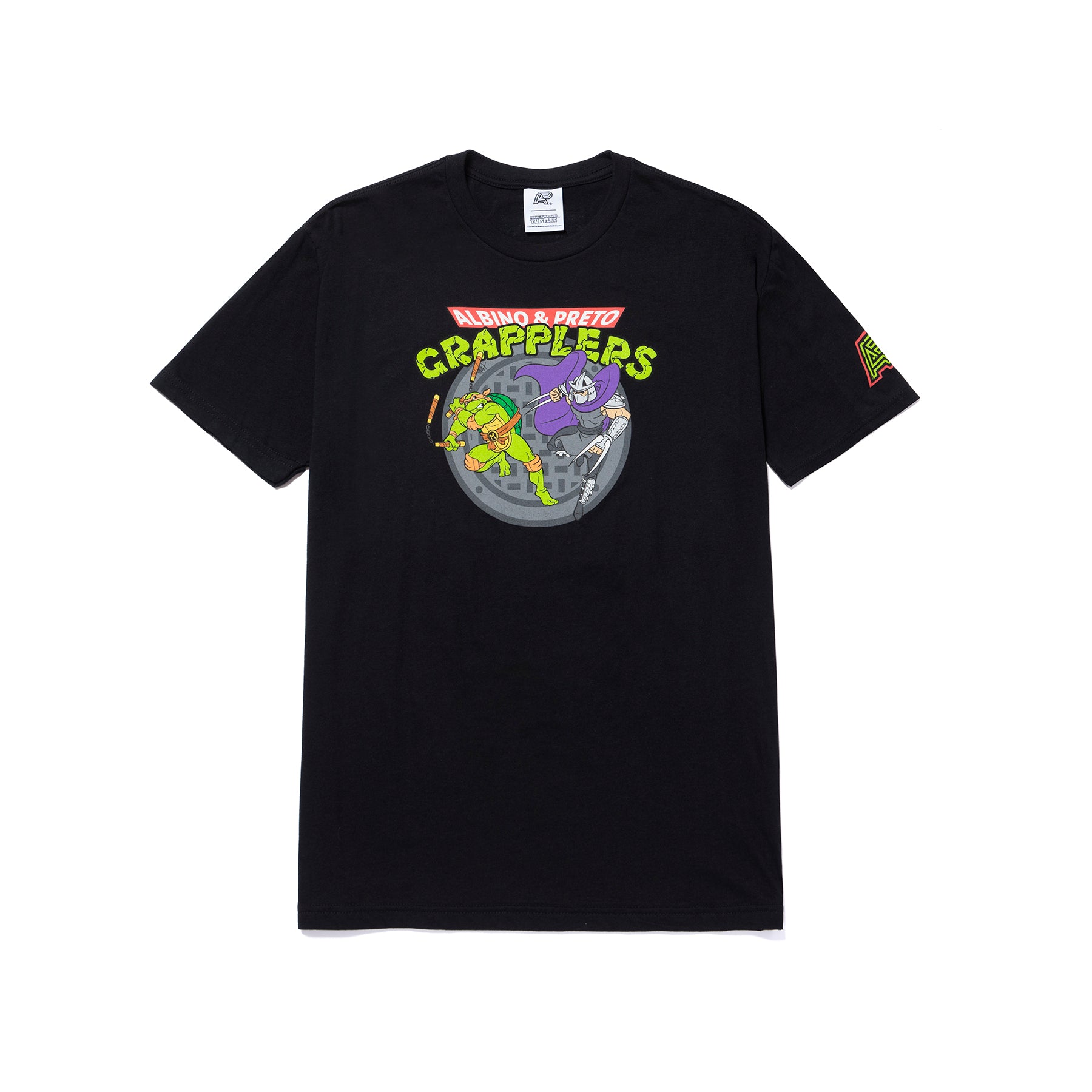 A&P TMNT GRAPPLERS TEE BLACK